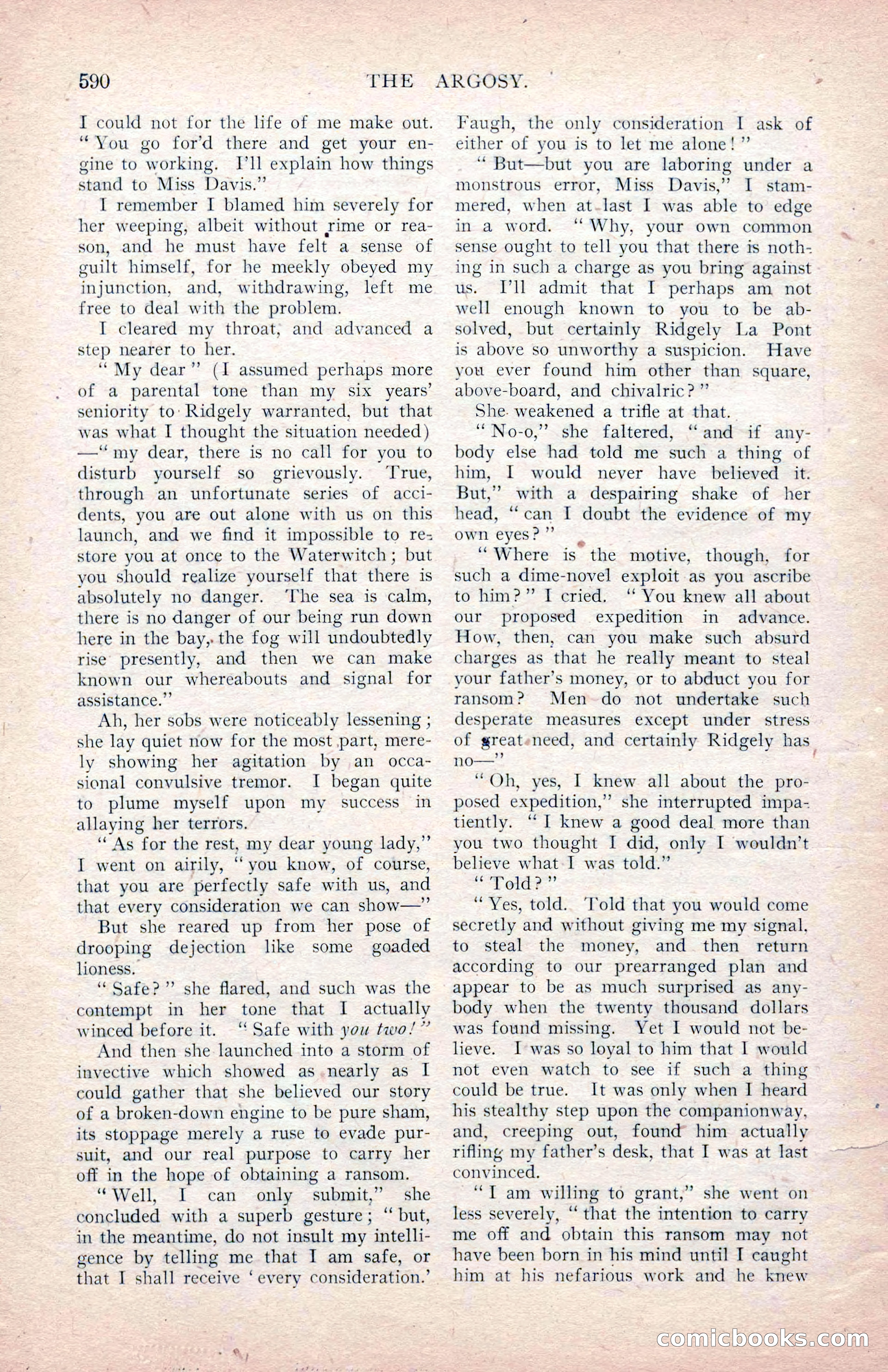 The Argosy for March 1909 — page 28 of 244