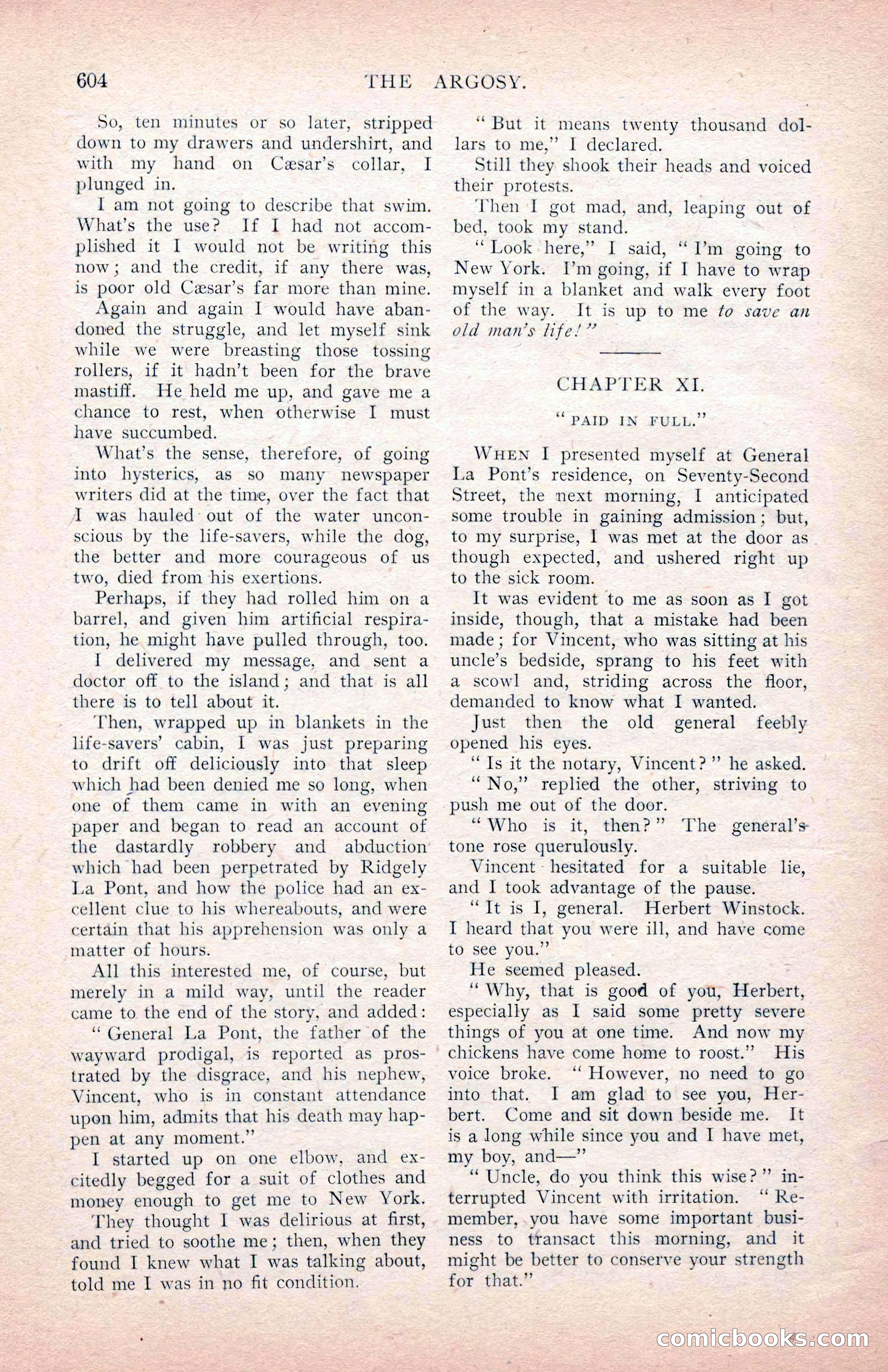 The Argosy for March 1909 — page 42 of 244