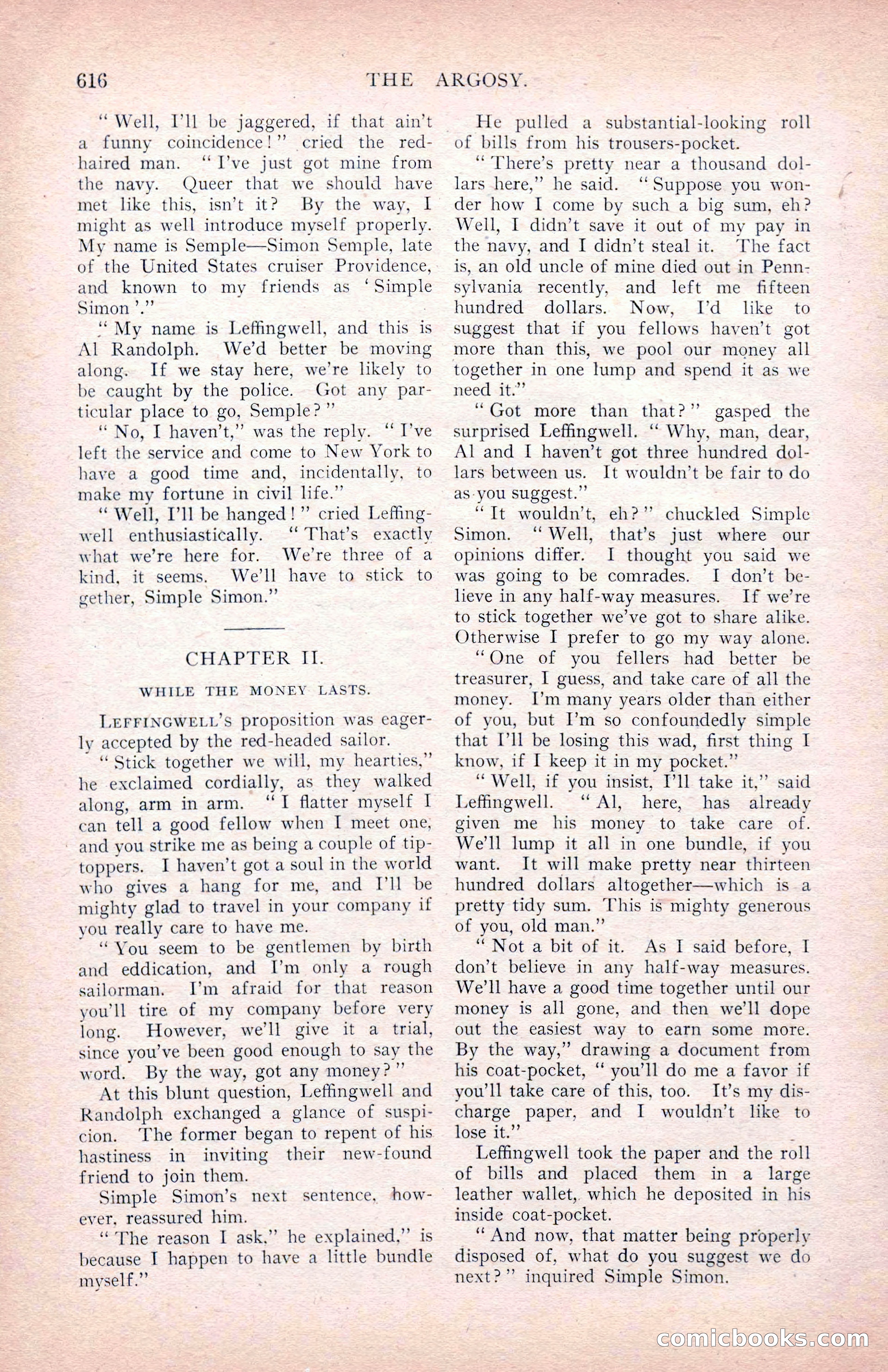 The Argosy for March 1909 — page 54 of 244