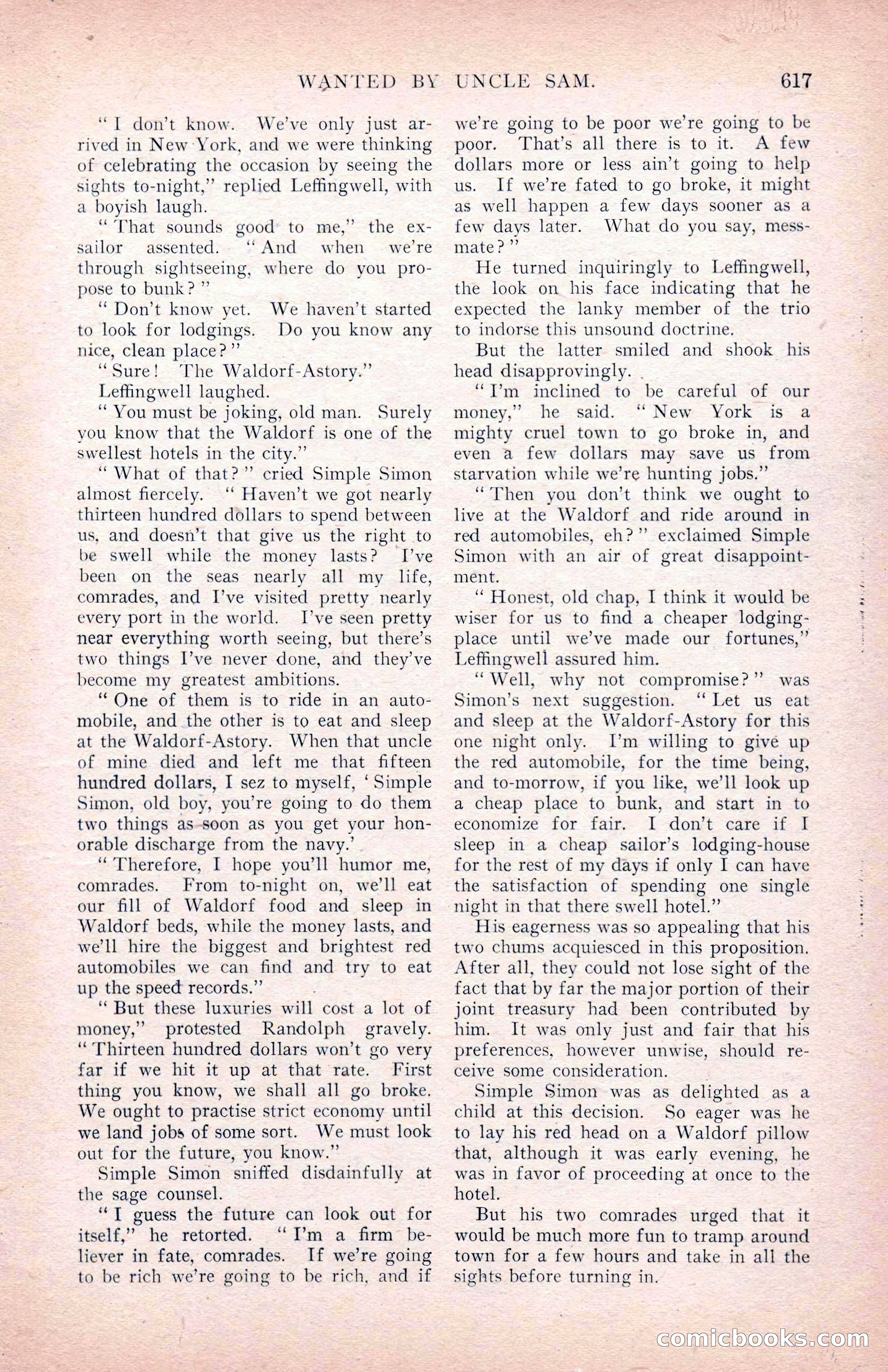 The Argosy for March 1909 — page 55 of 244