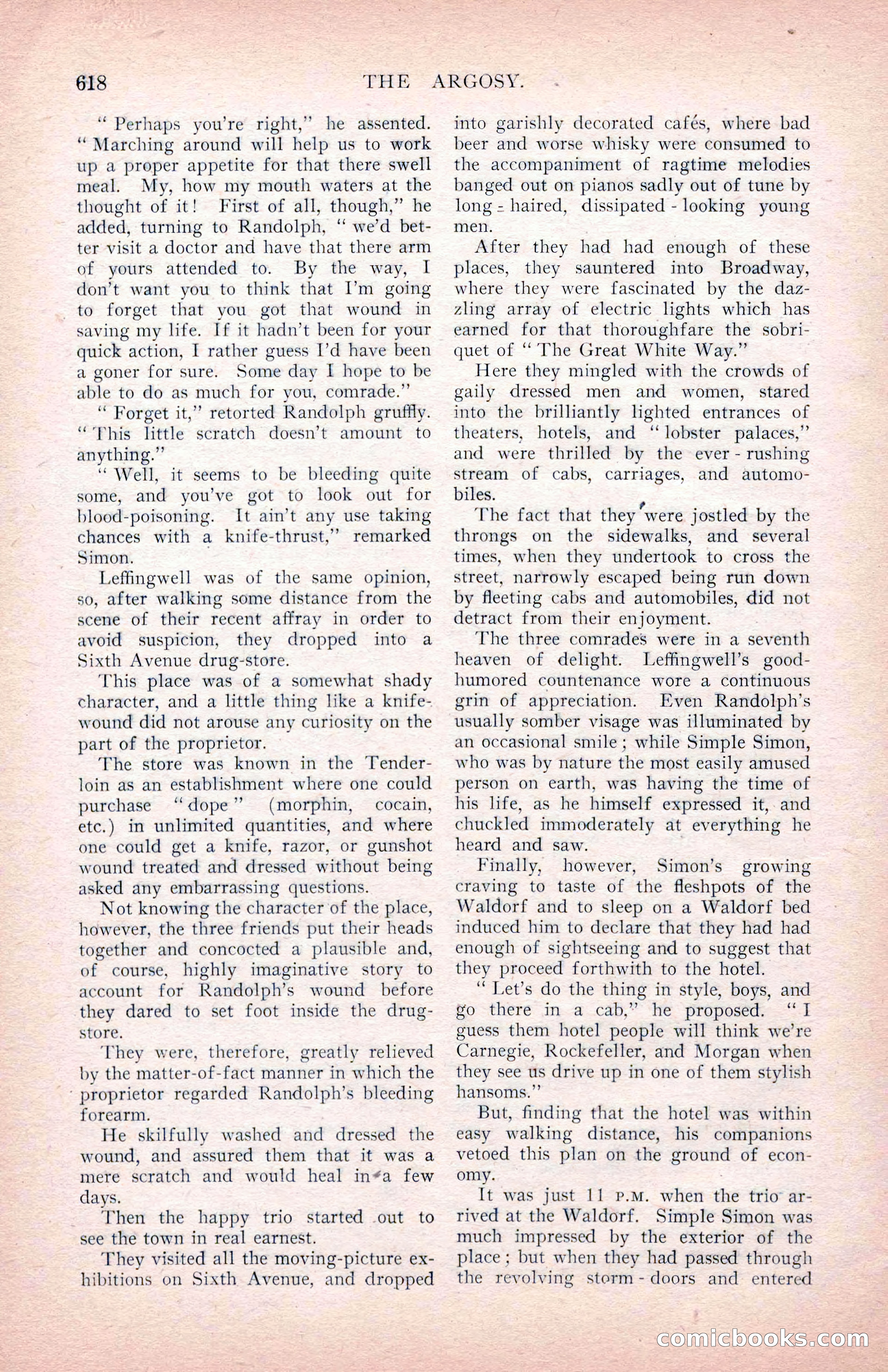 The Argosy for March 1909 — page 56 of 244