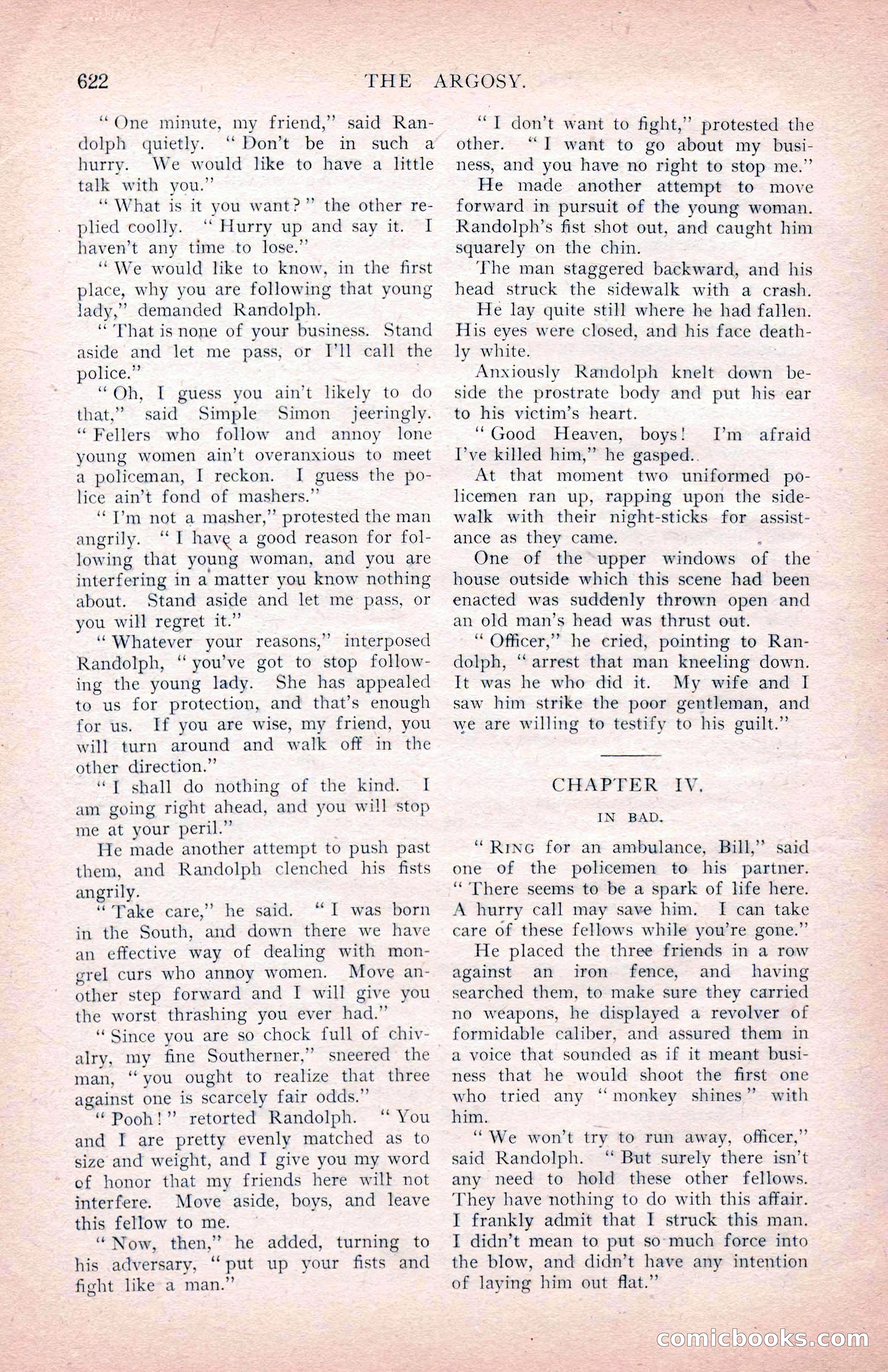 The Argosy for March 1909 — page 60 of 244