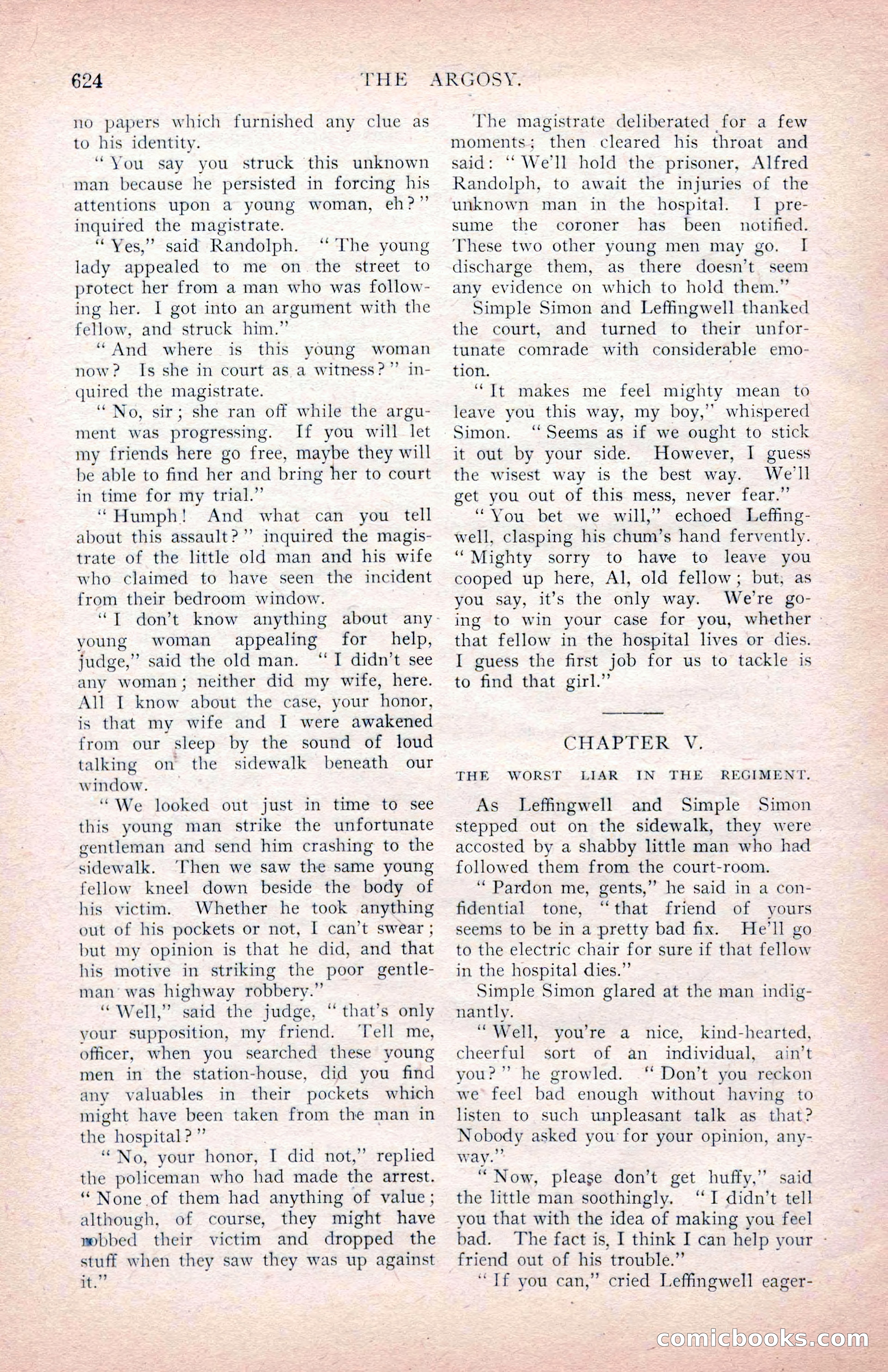 The Argosy for March 1909 — page 62 of 244