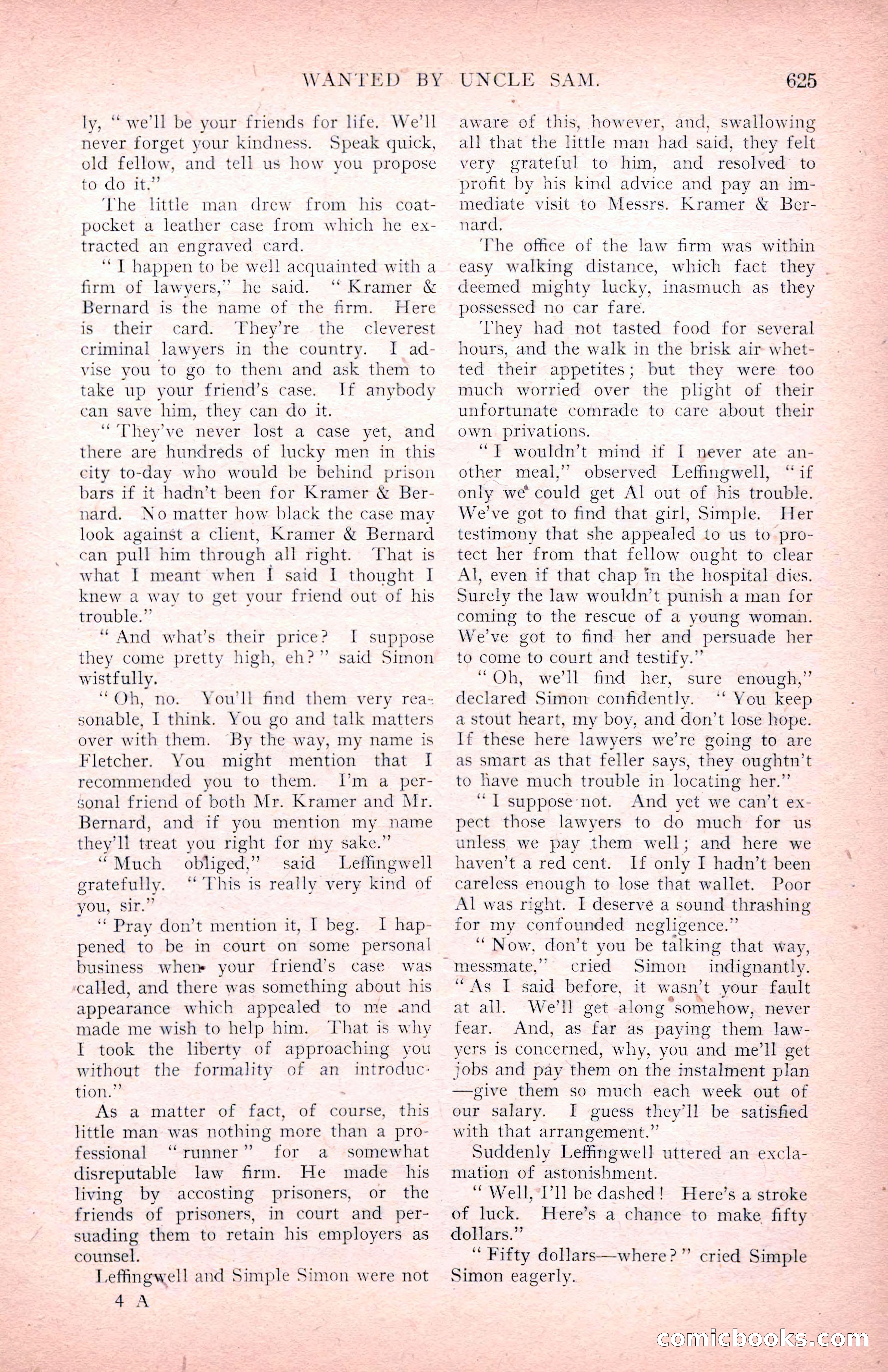 The Argosy for March 1909 — page 63 of 244