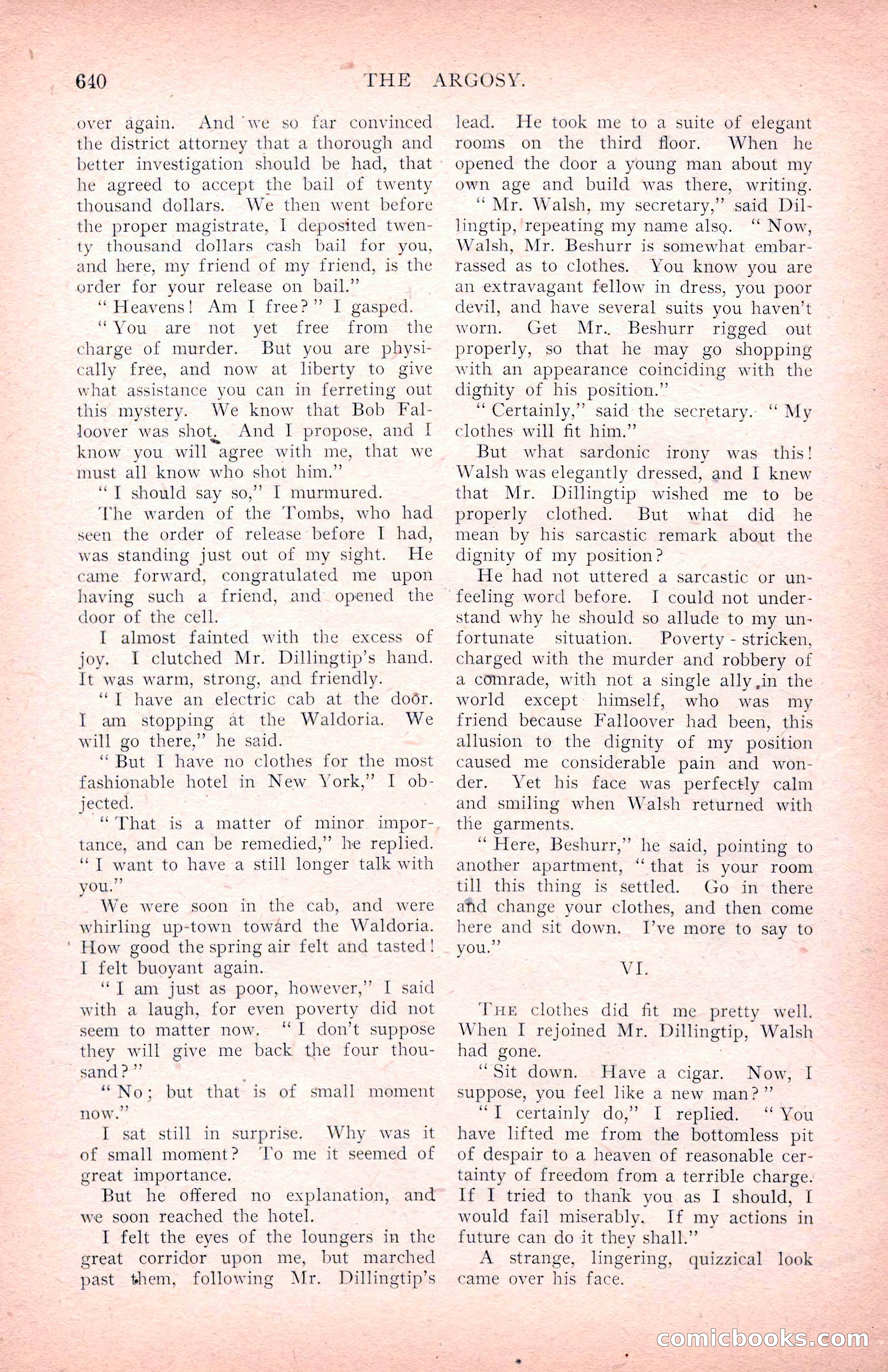 The Argosy for March 1909 — page 78 of 244