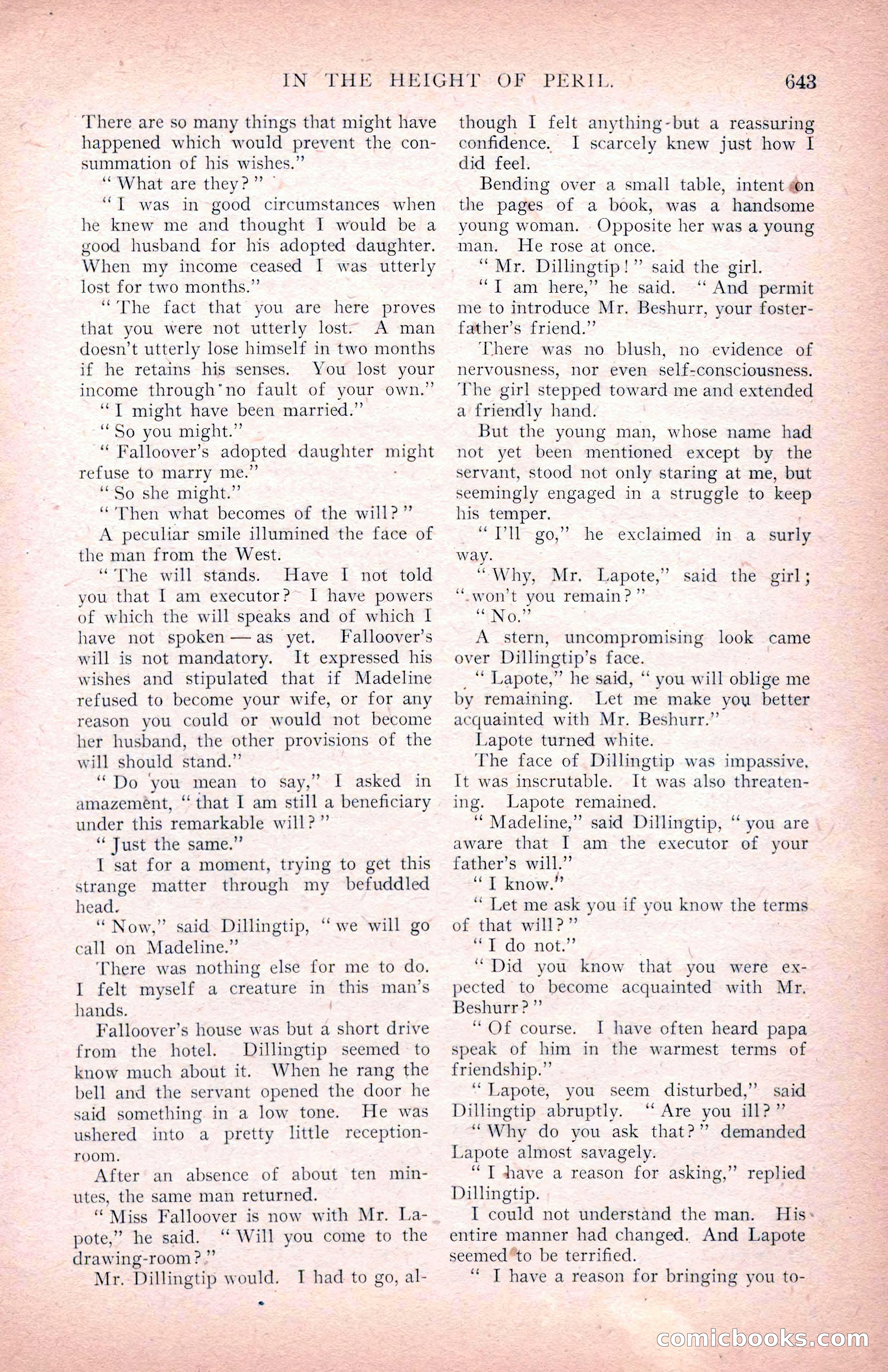 The Argosy for March 1909 — page 81 of 244