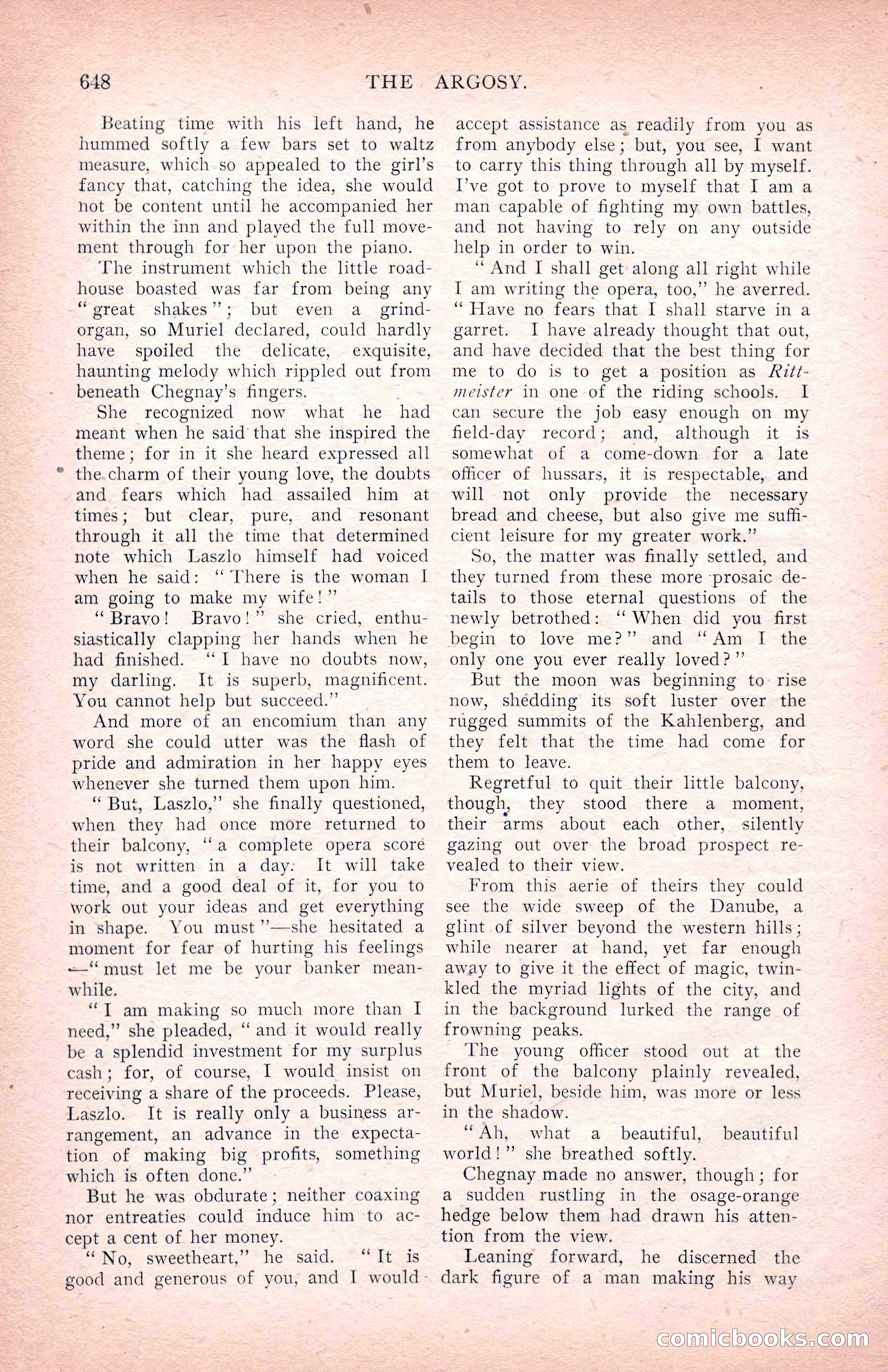 The Argosy for March 1909 — page 86 of 244