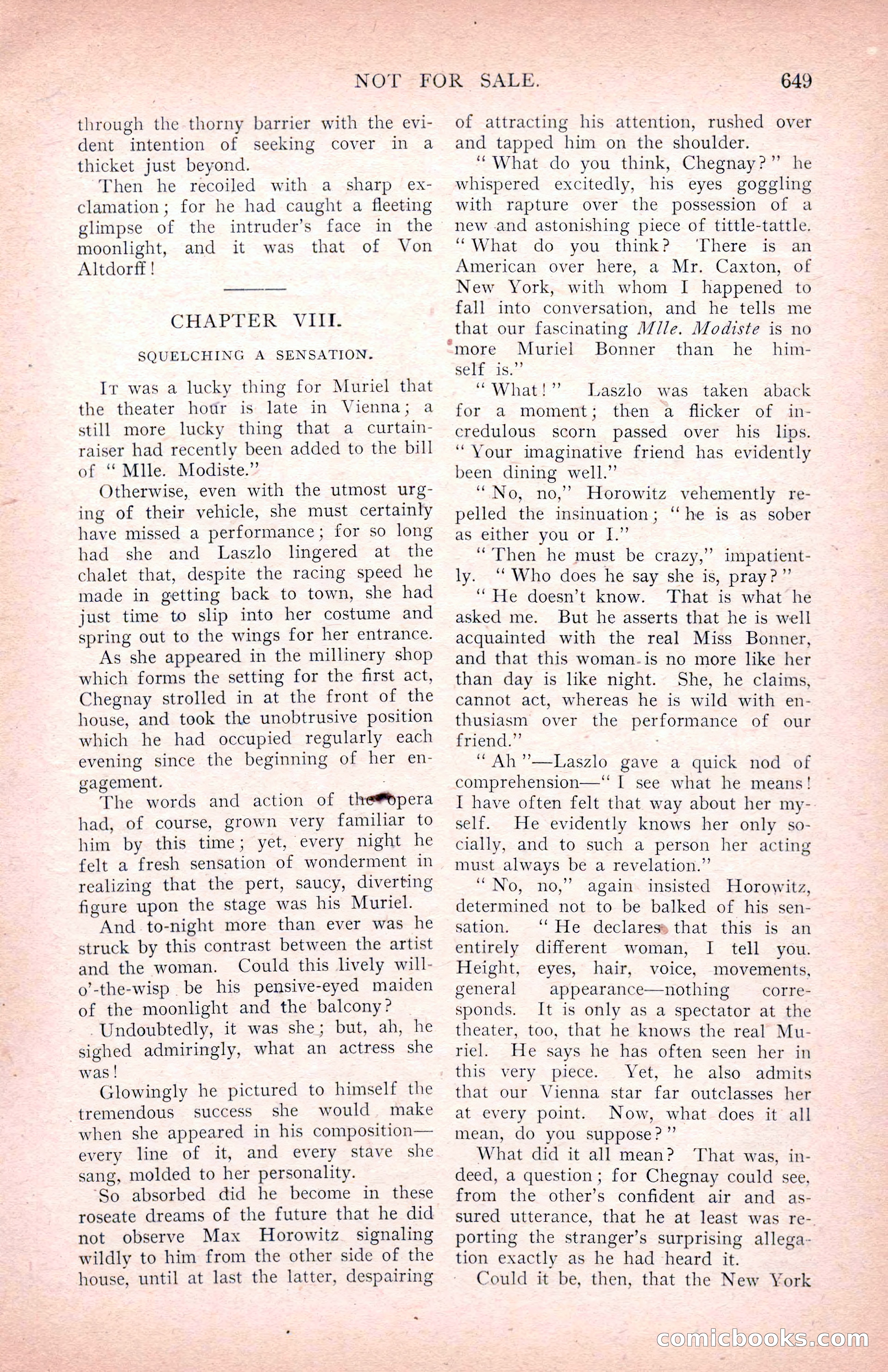 The Argosy for March 1909 — page 87 of 244