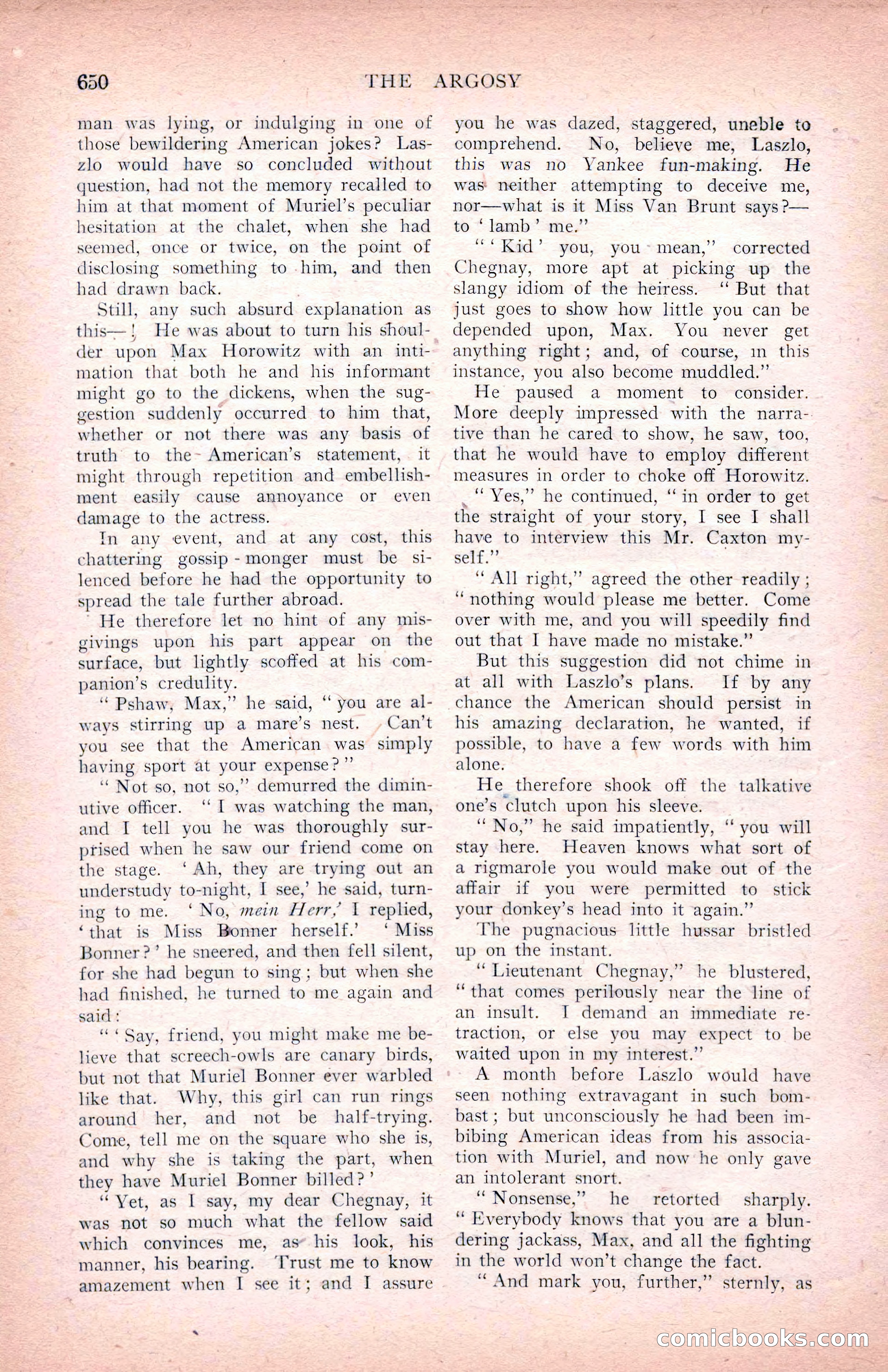 The Argosy for March 1909 — page 88 of 244