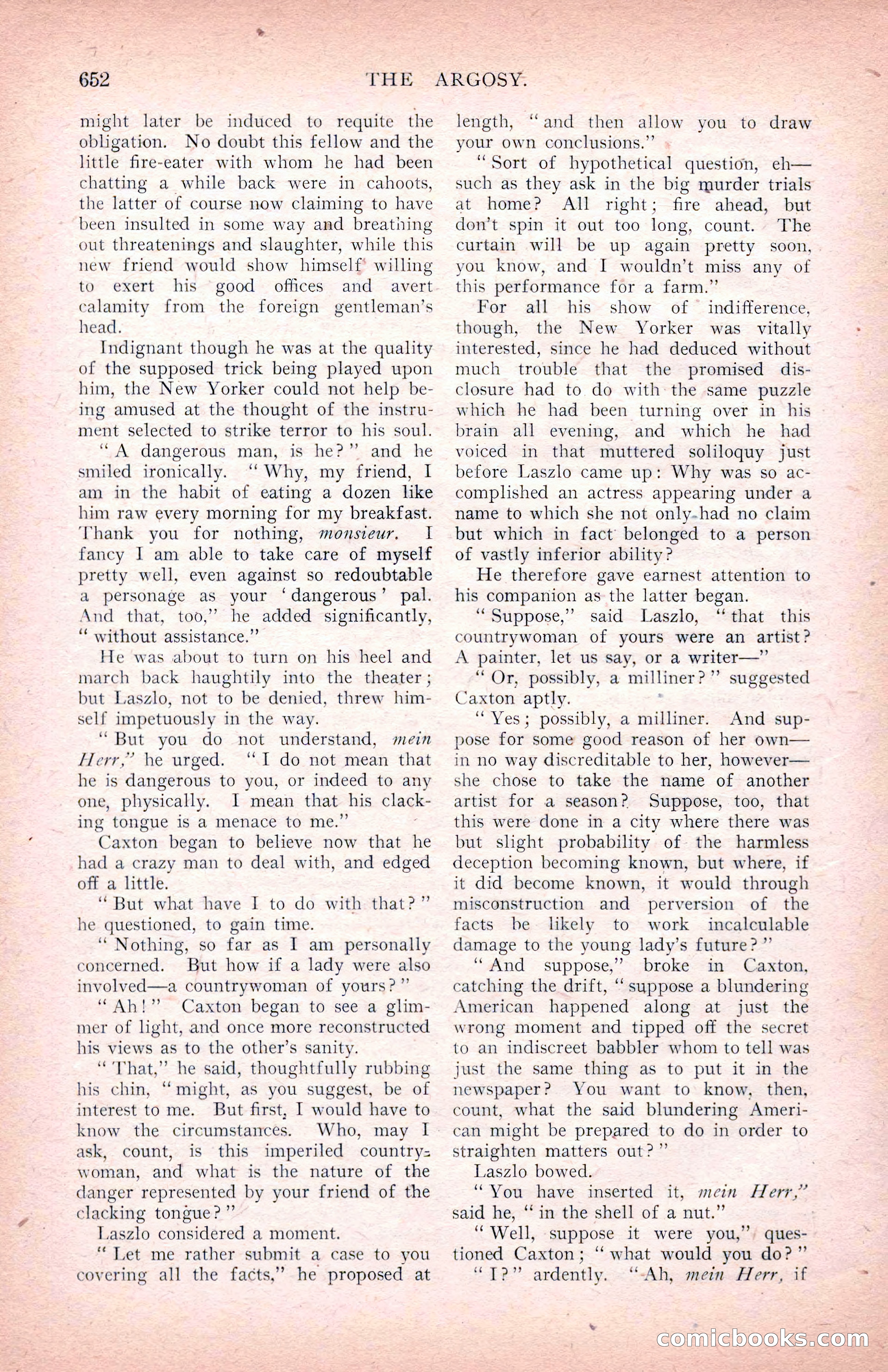 The Argosy for March 1909 — page 90 of 244