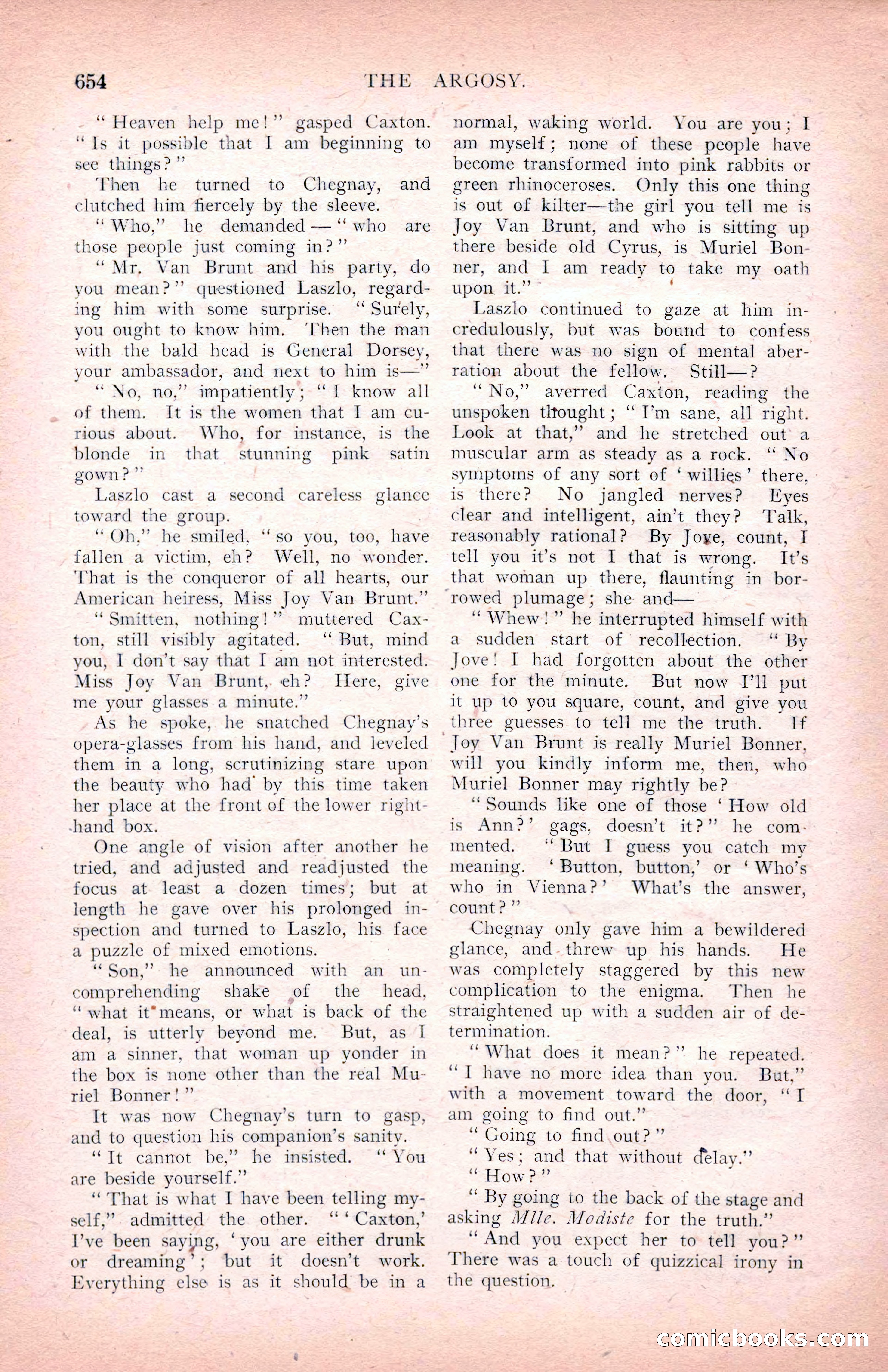 The Argosy for March 1909 — page 92 of 244