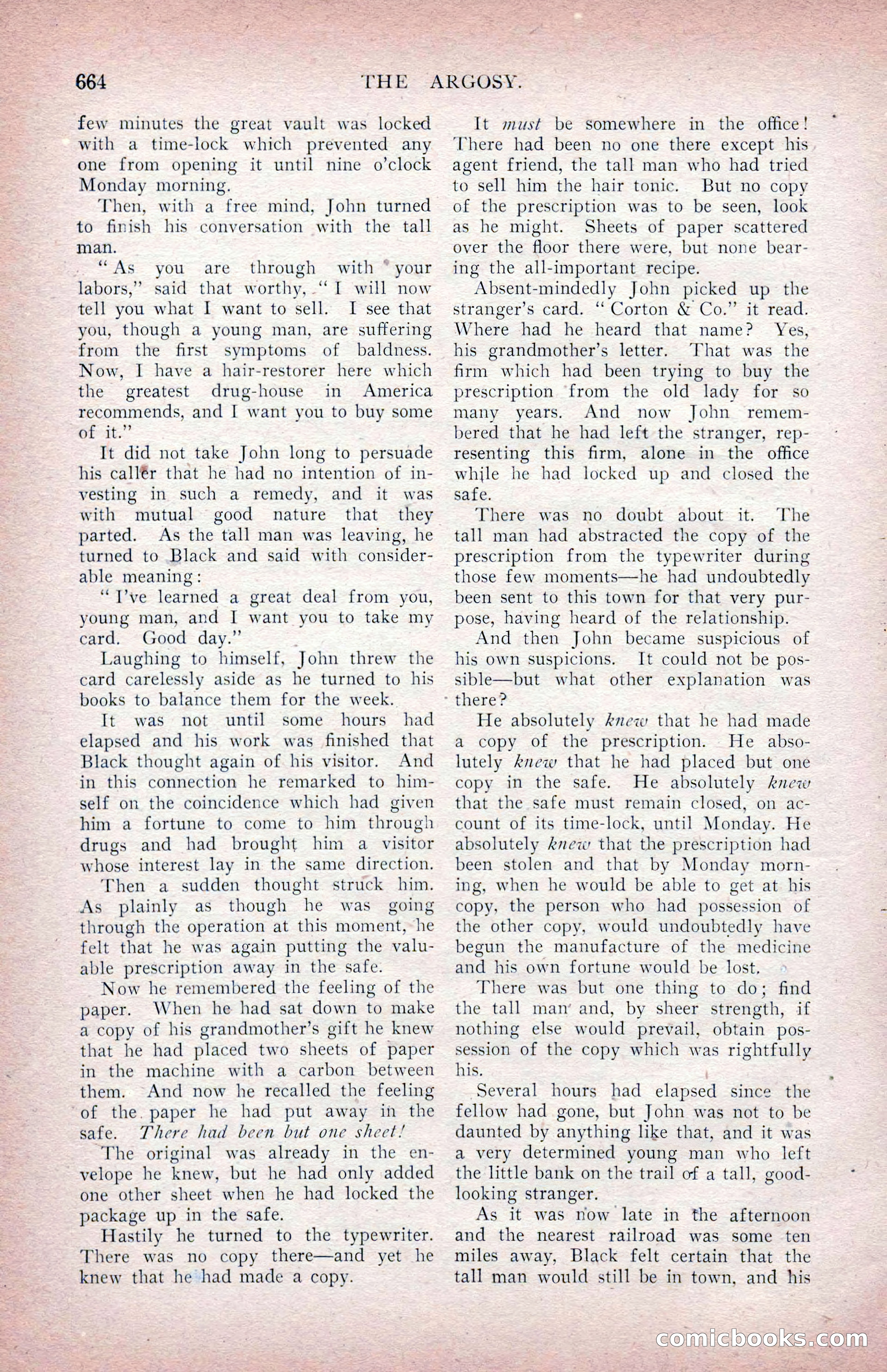 The Argosy for March 1909 — page 102 of 244