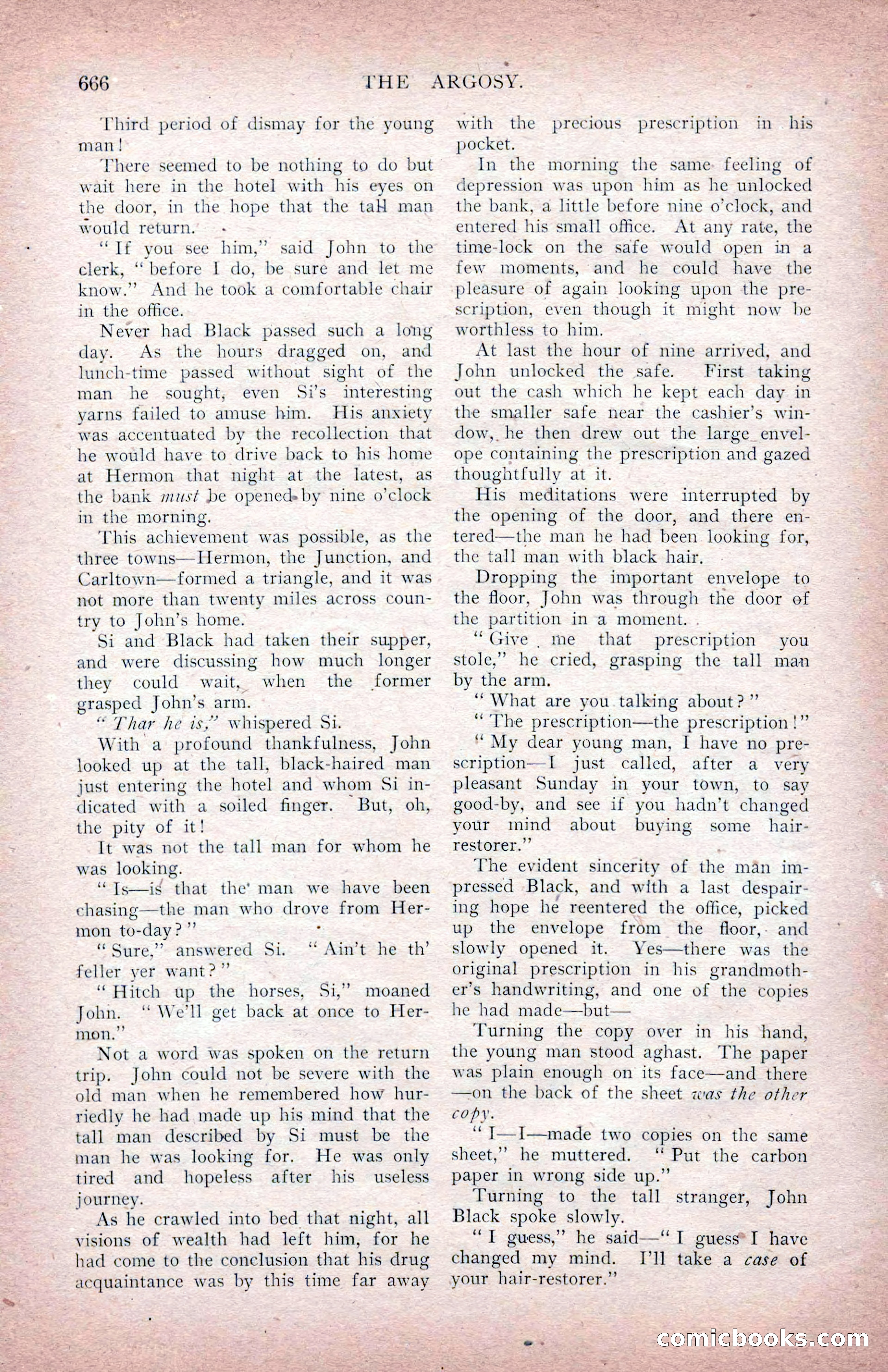 The Argosy for March 1909 — page 104 of 244
