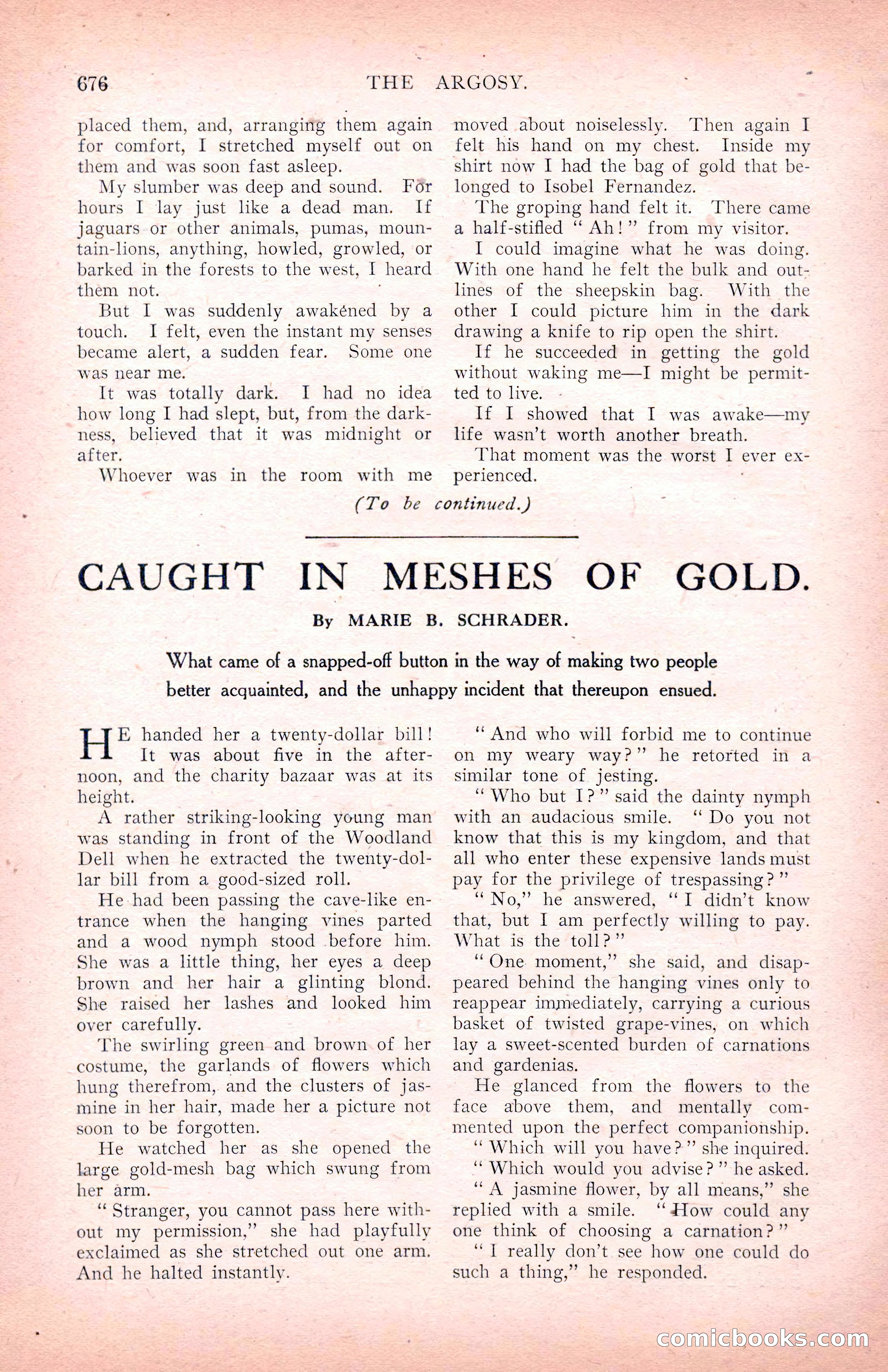 The Argosy for March 1909 — page 114 of 244