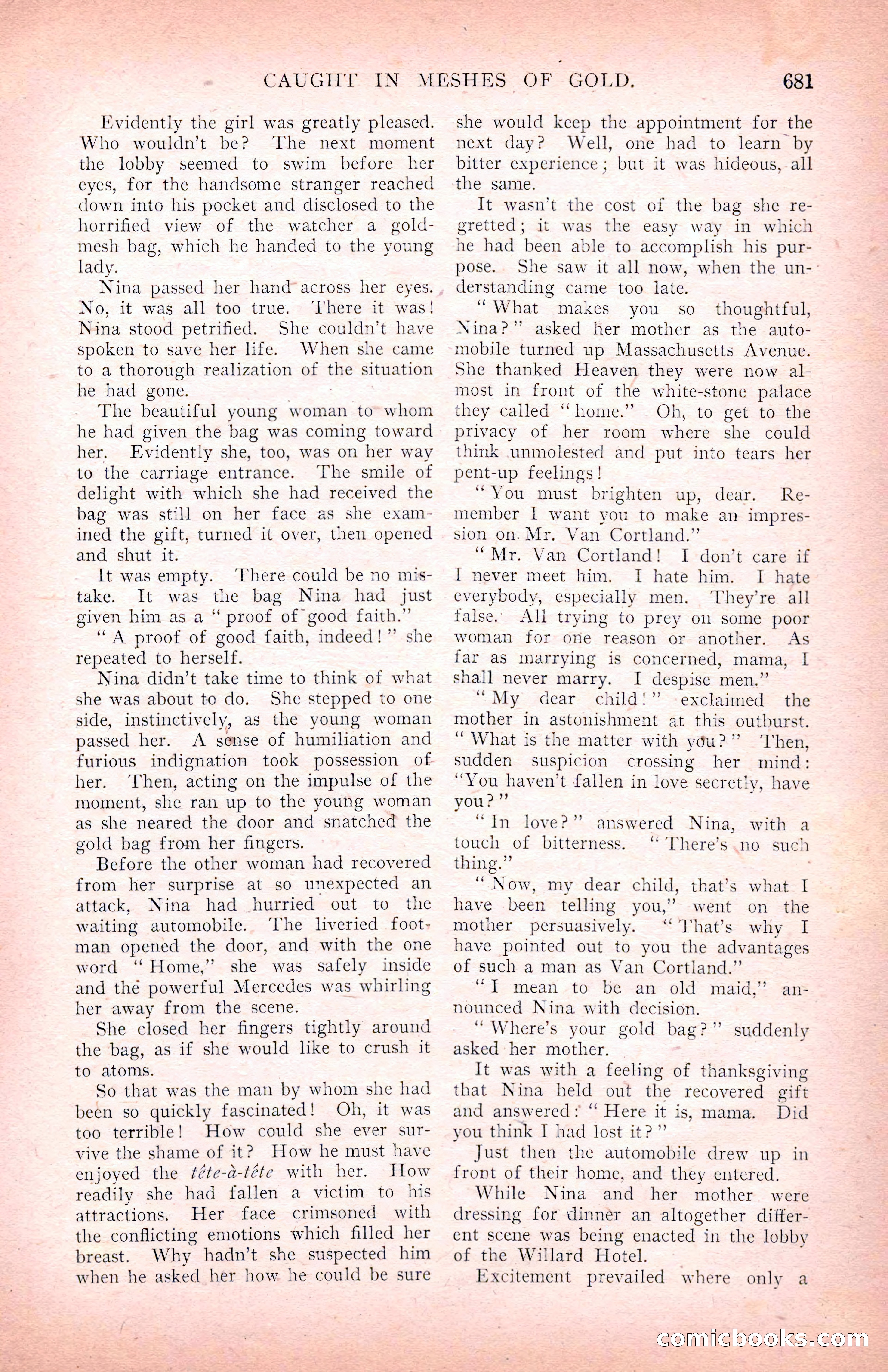 The Argosy for March 1909 — page 119 of 244