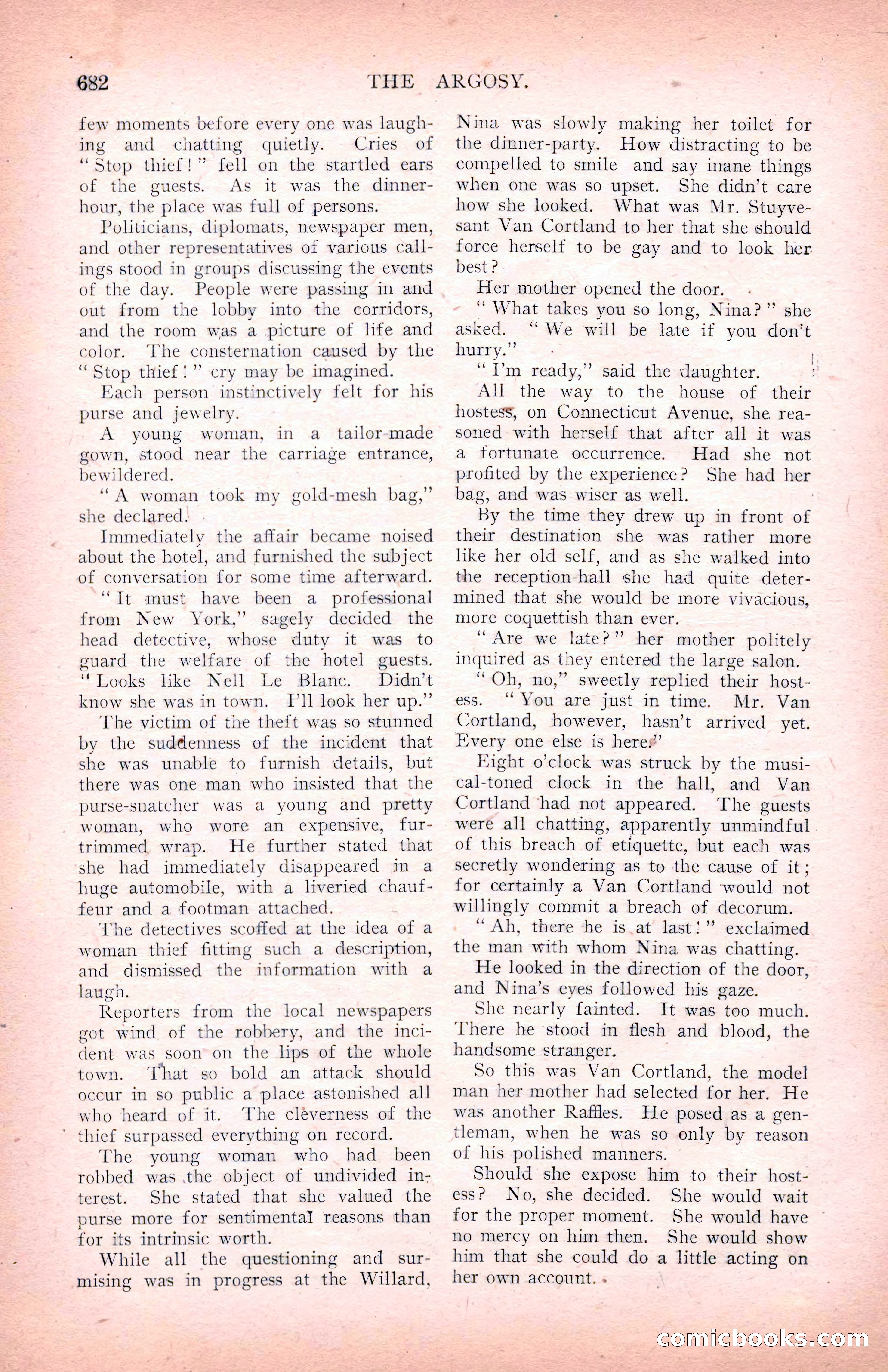The Argosy for March 1909 — page 120 of 244