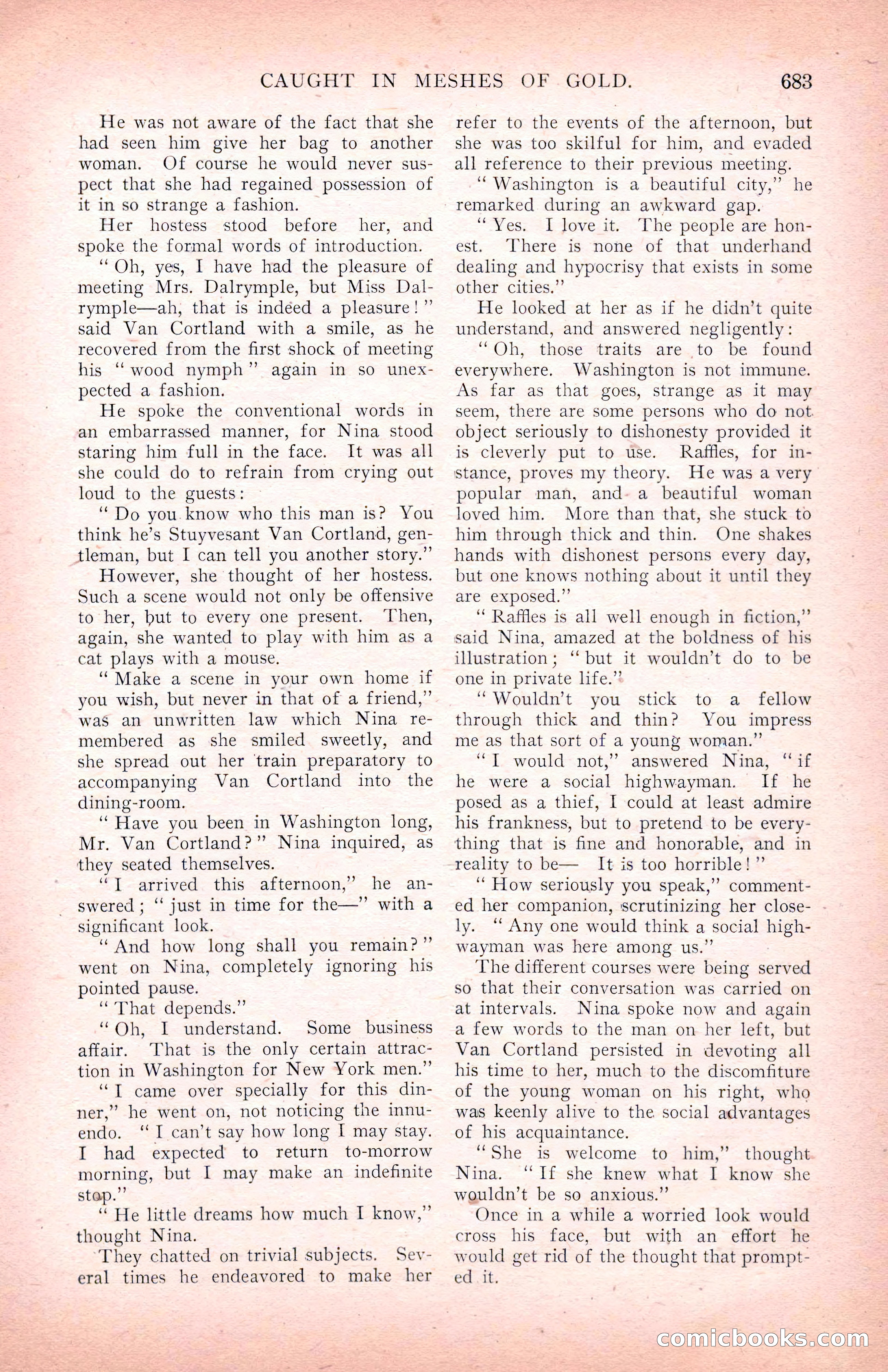 The Argosy for March 1909 — page 121 of 244