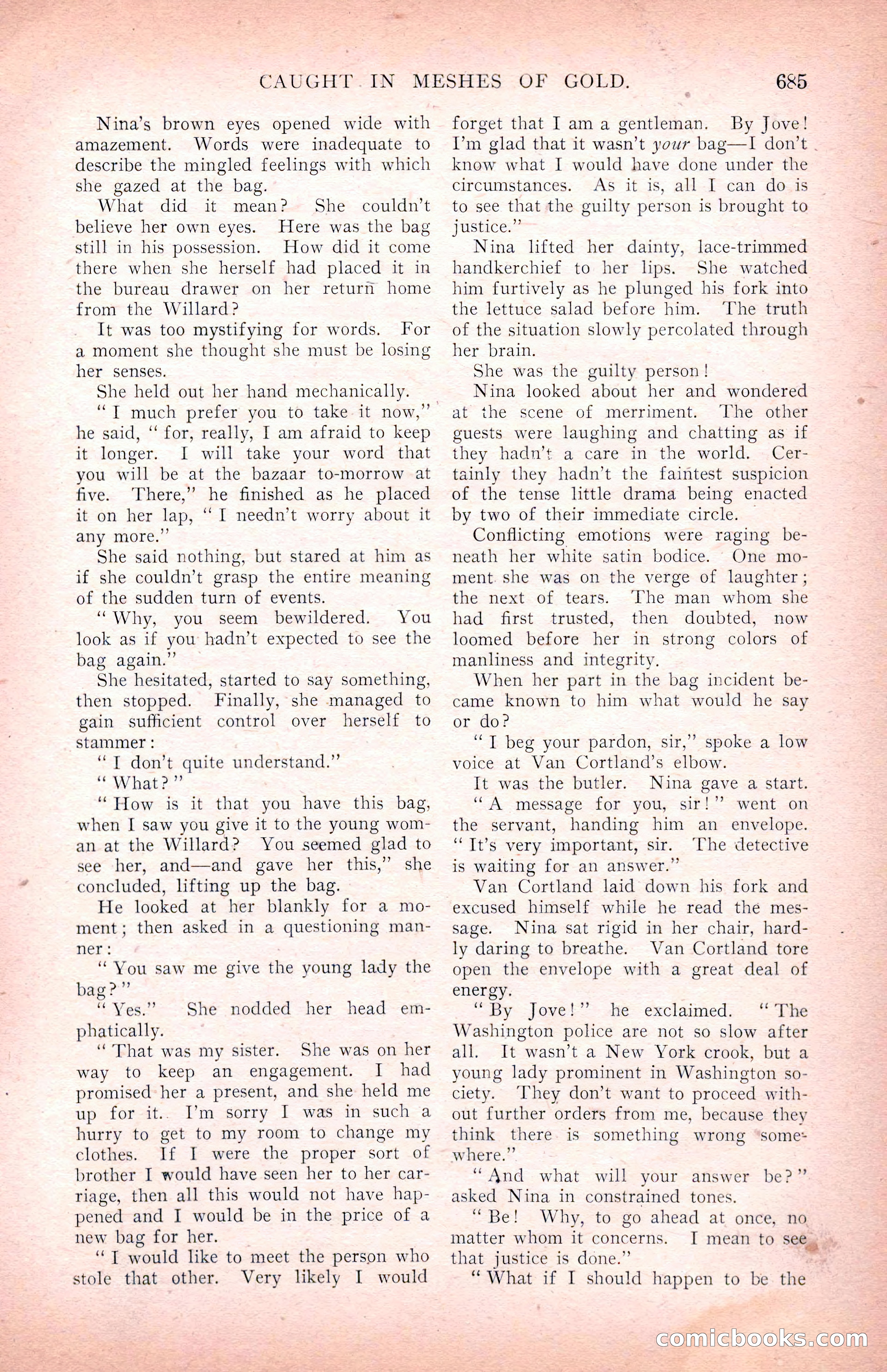 The Argosy for March 1909 — page 123 of 244