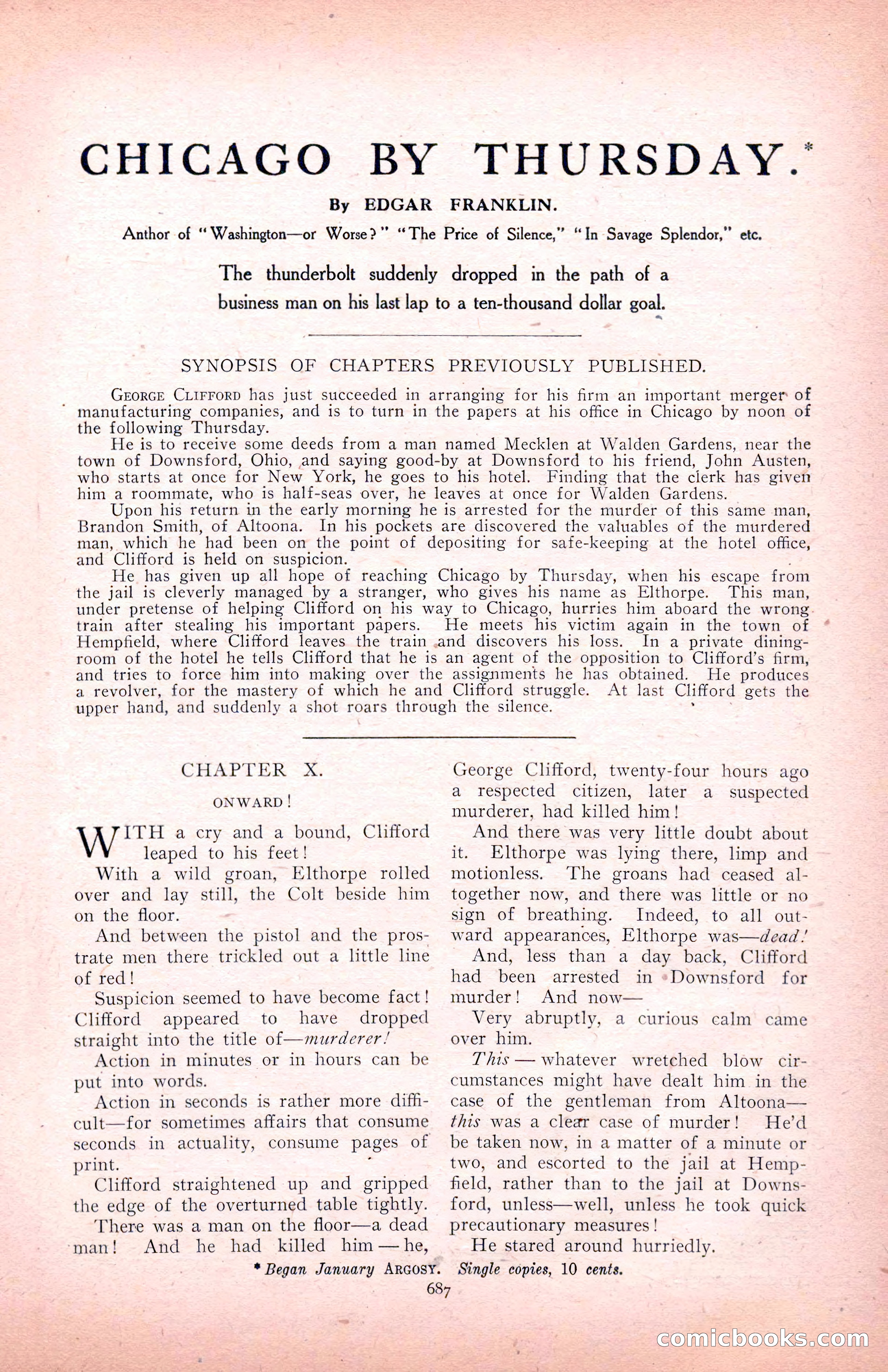 The Argosy for March 1909 — page 125 of 244