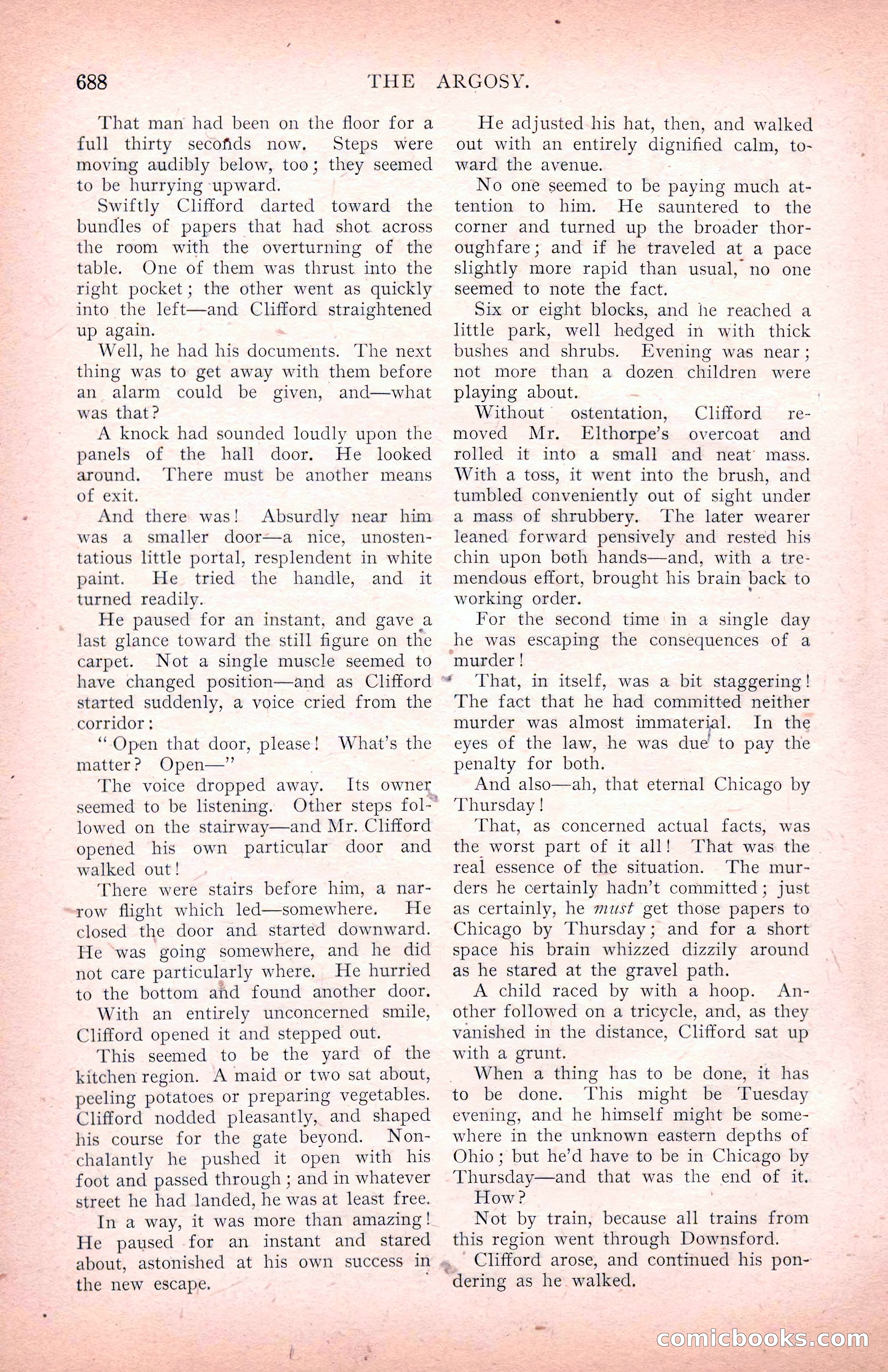 The Argosy for March 1909 — page 126 of 244