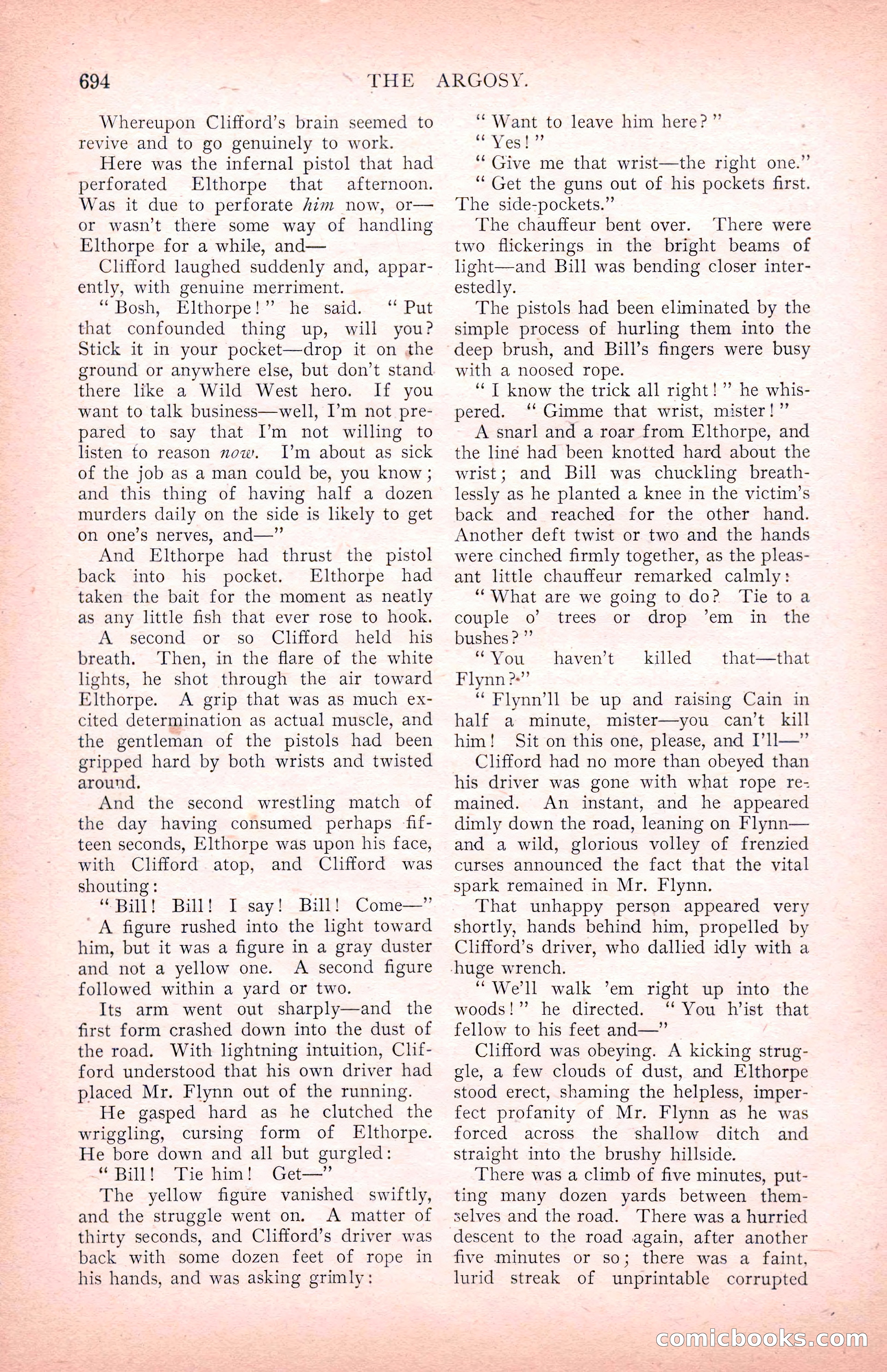 The Argosy for March 1909 — page 132 of 244