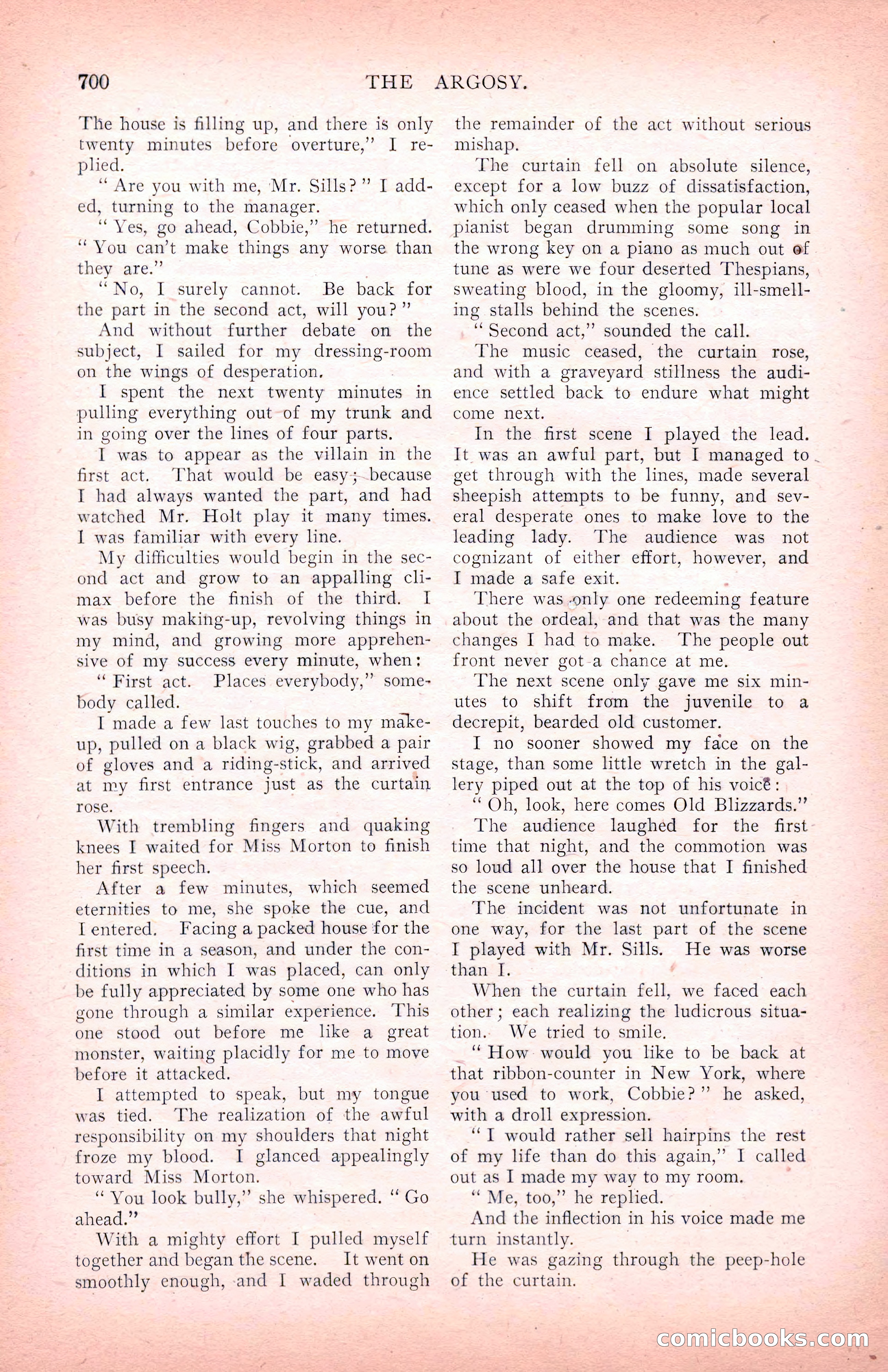 The Argosy for March 1909 — page 138 of 244