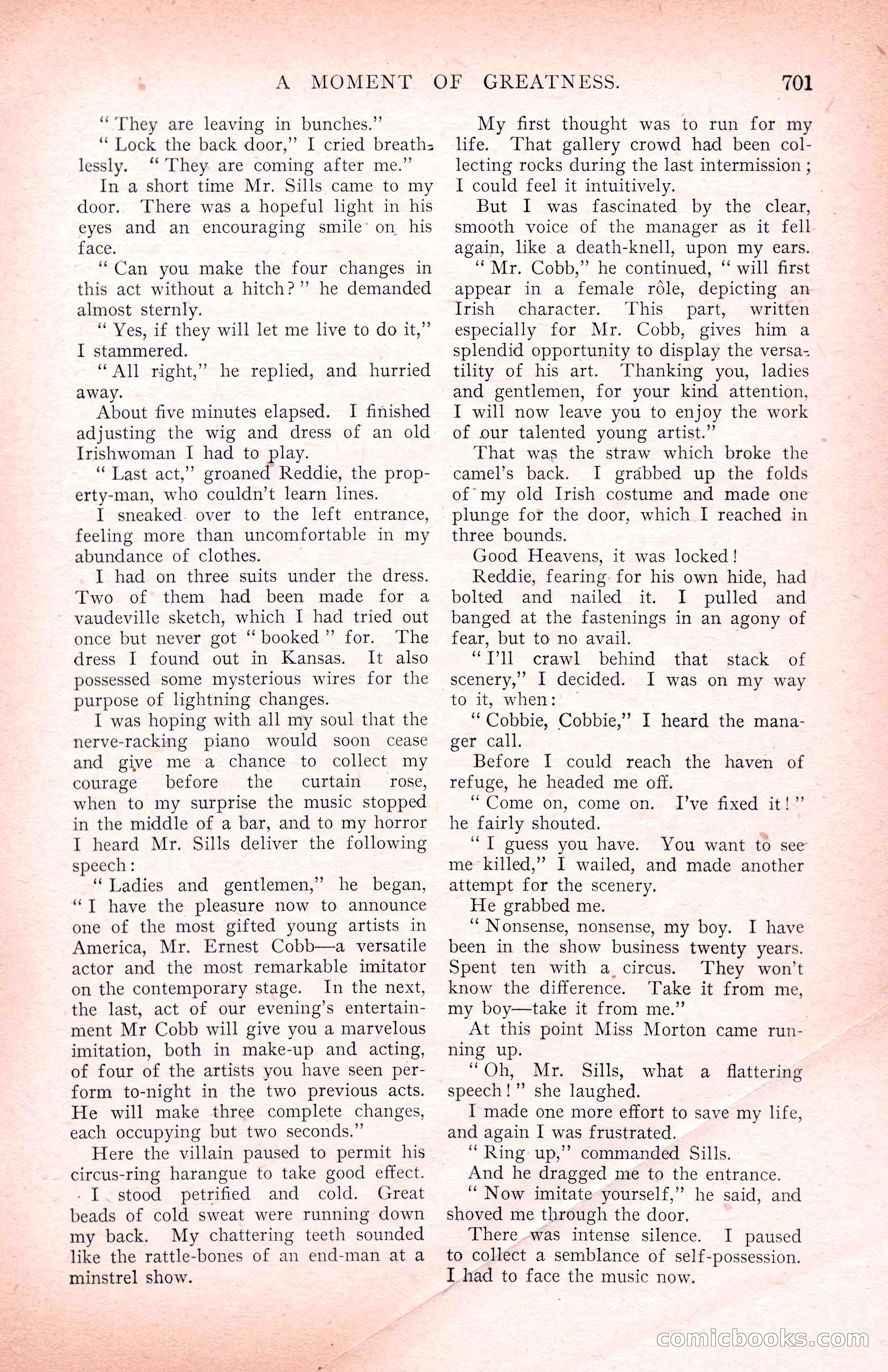 The Argosy for March 1909 — page 139 of 244