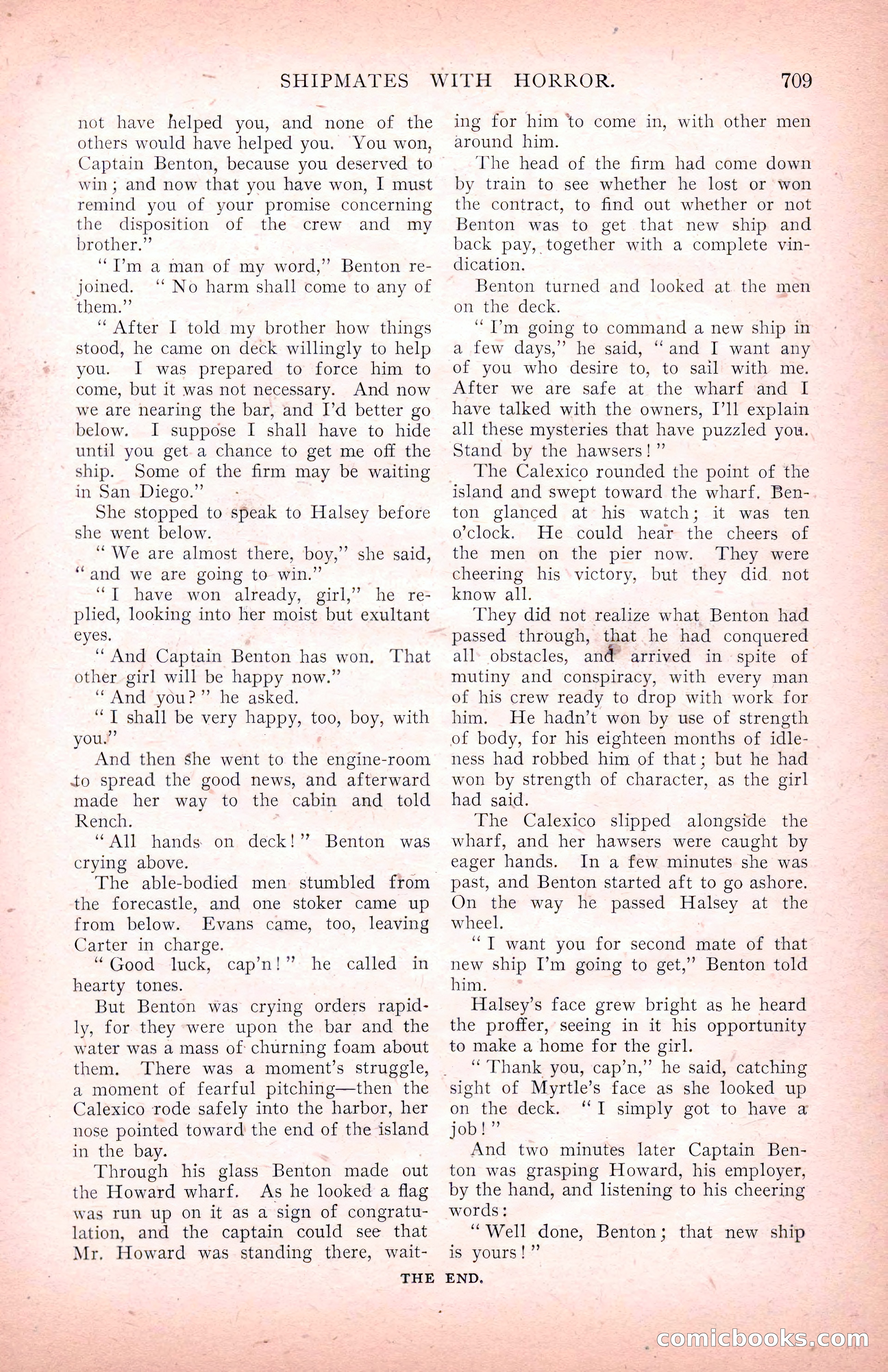 The Argosy for March 1909 — page 147 of 244