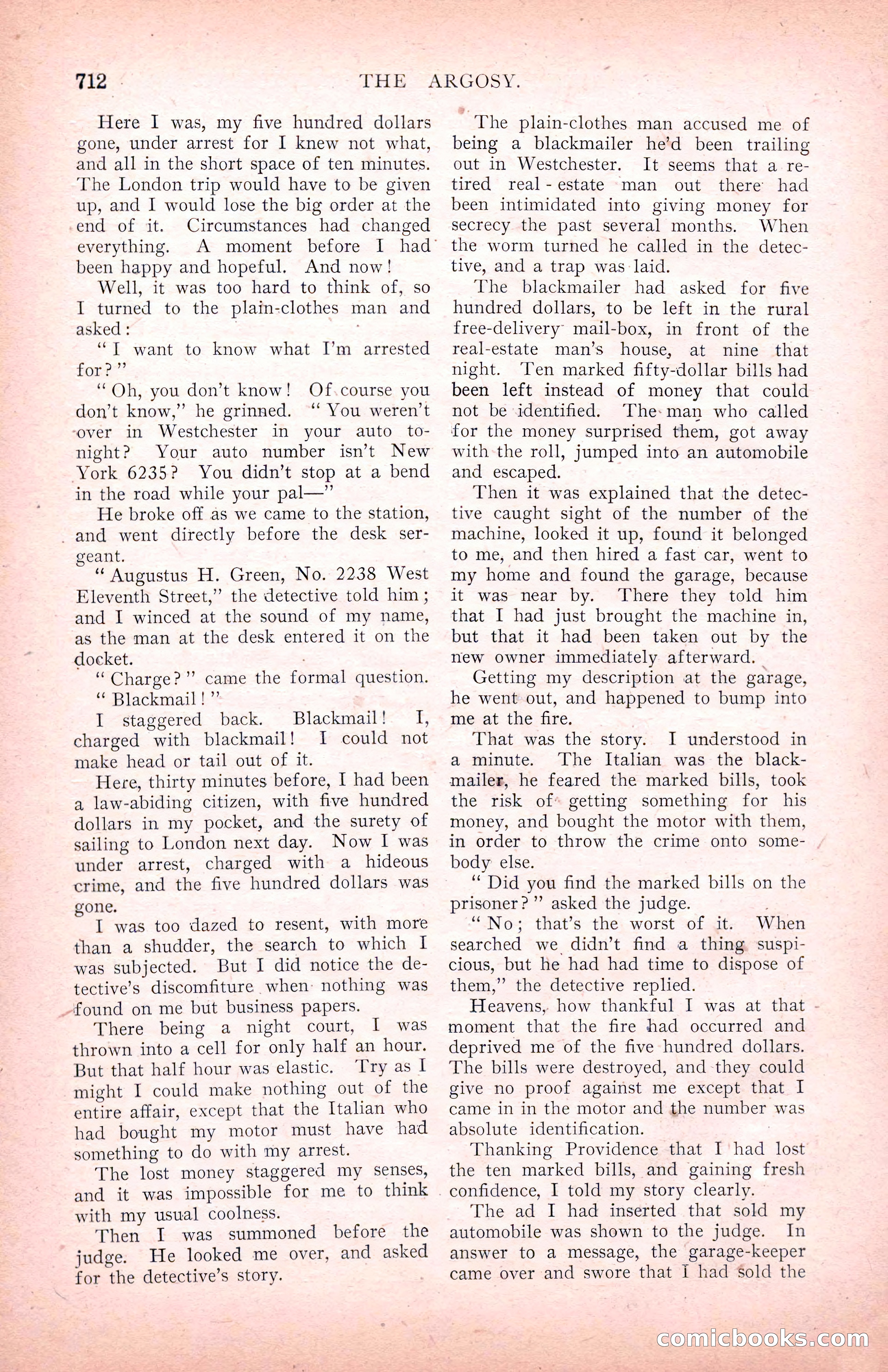 The Argosy for March 1909 — page 150 of 244