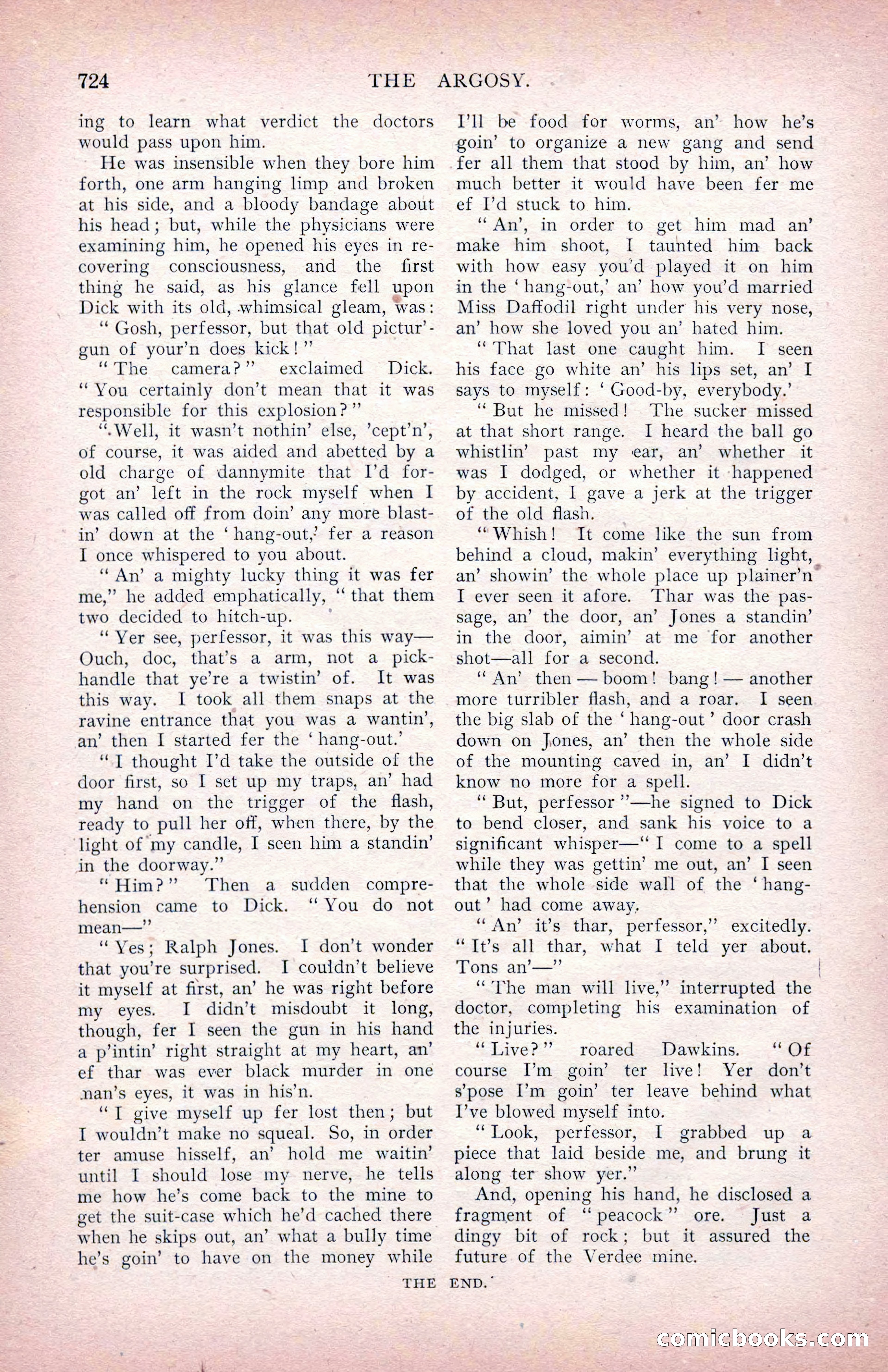 The Argosy for March 1909 — page 162 of 244