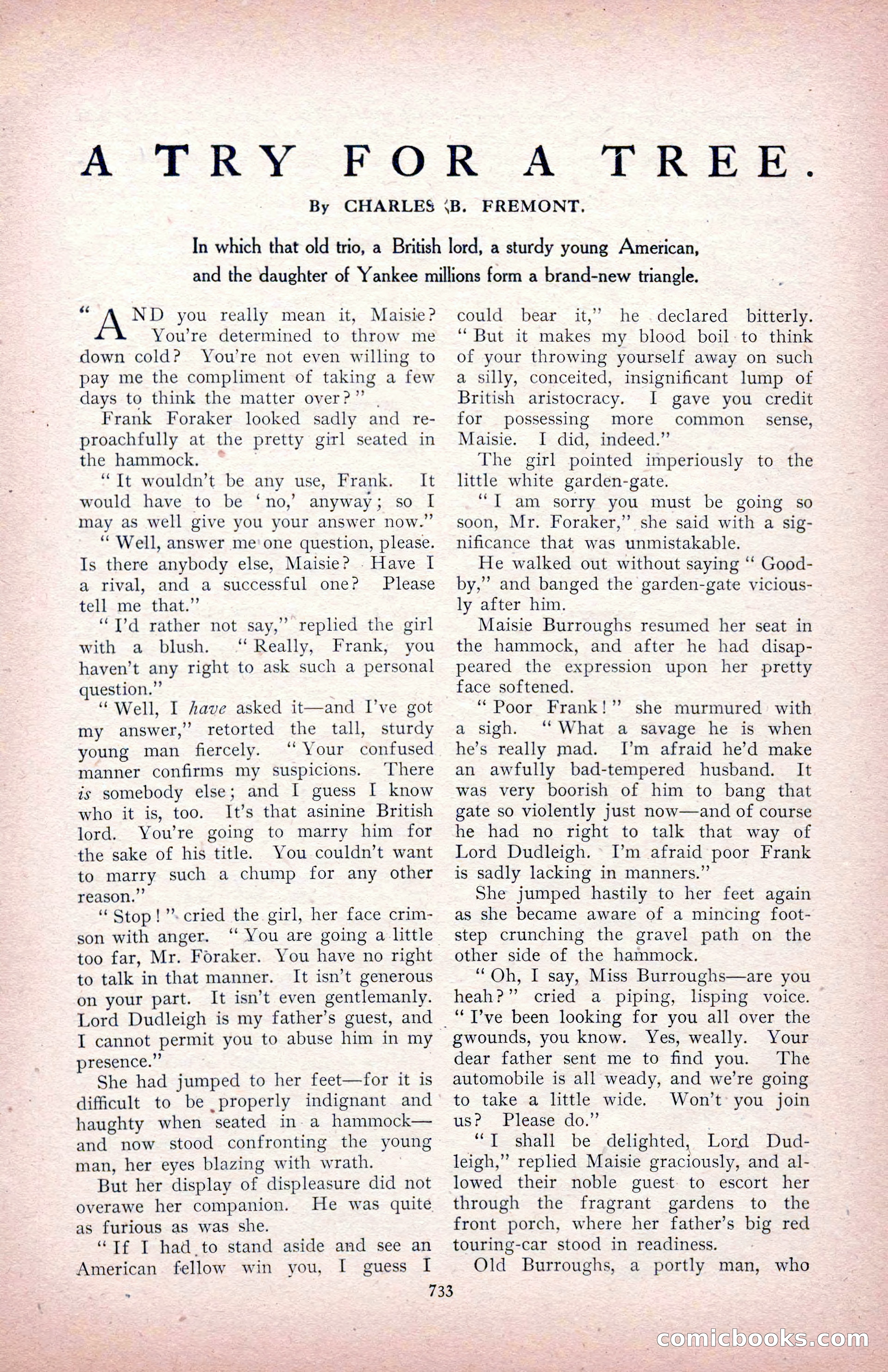 The Argosy for March 1909 — page 171 of 244