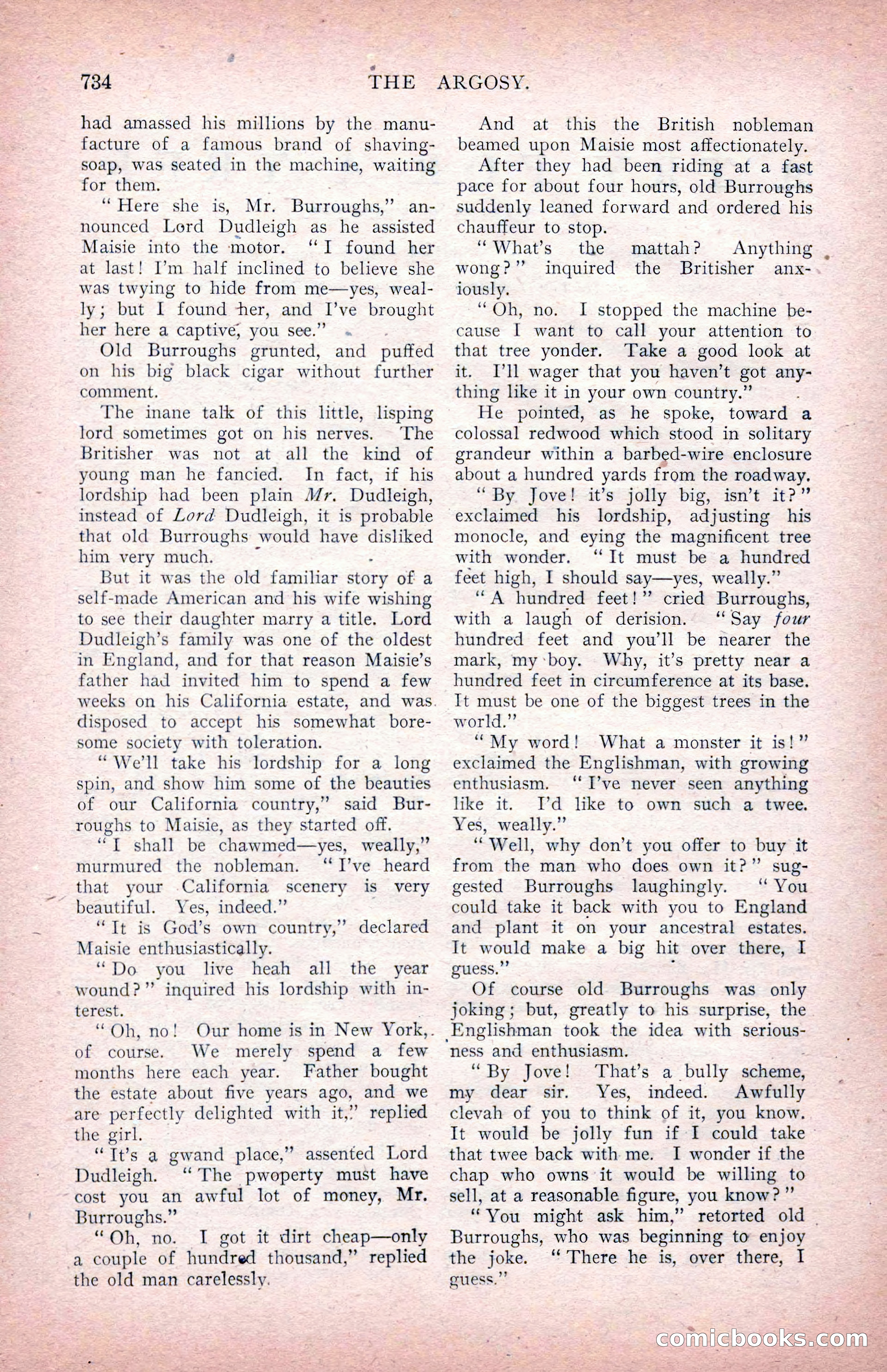 The Argosy for March 1909 — page 172 of 244