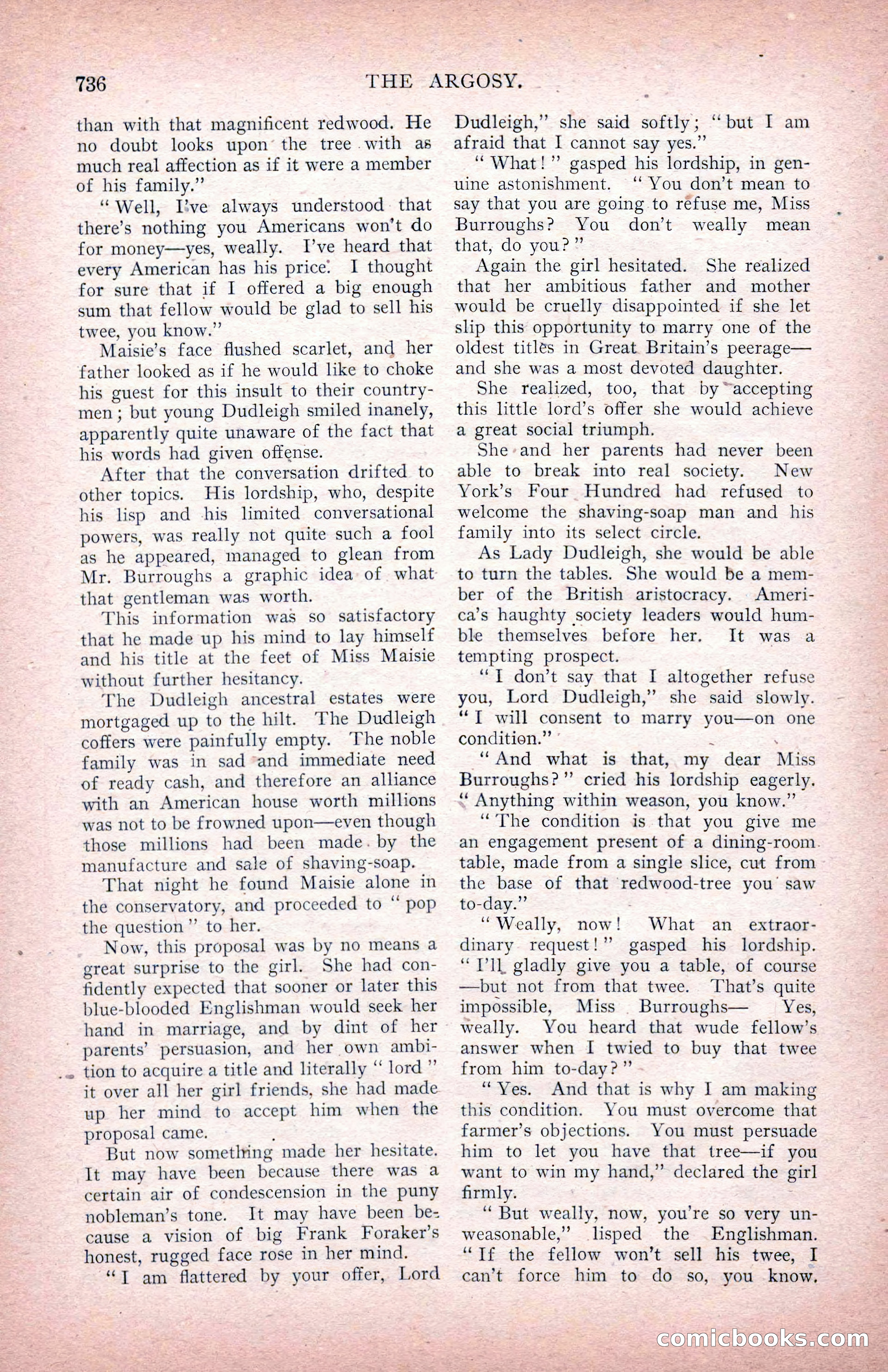 The Argosy for March 1909 — page 174 of 244