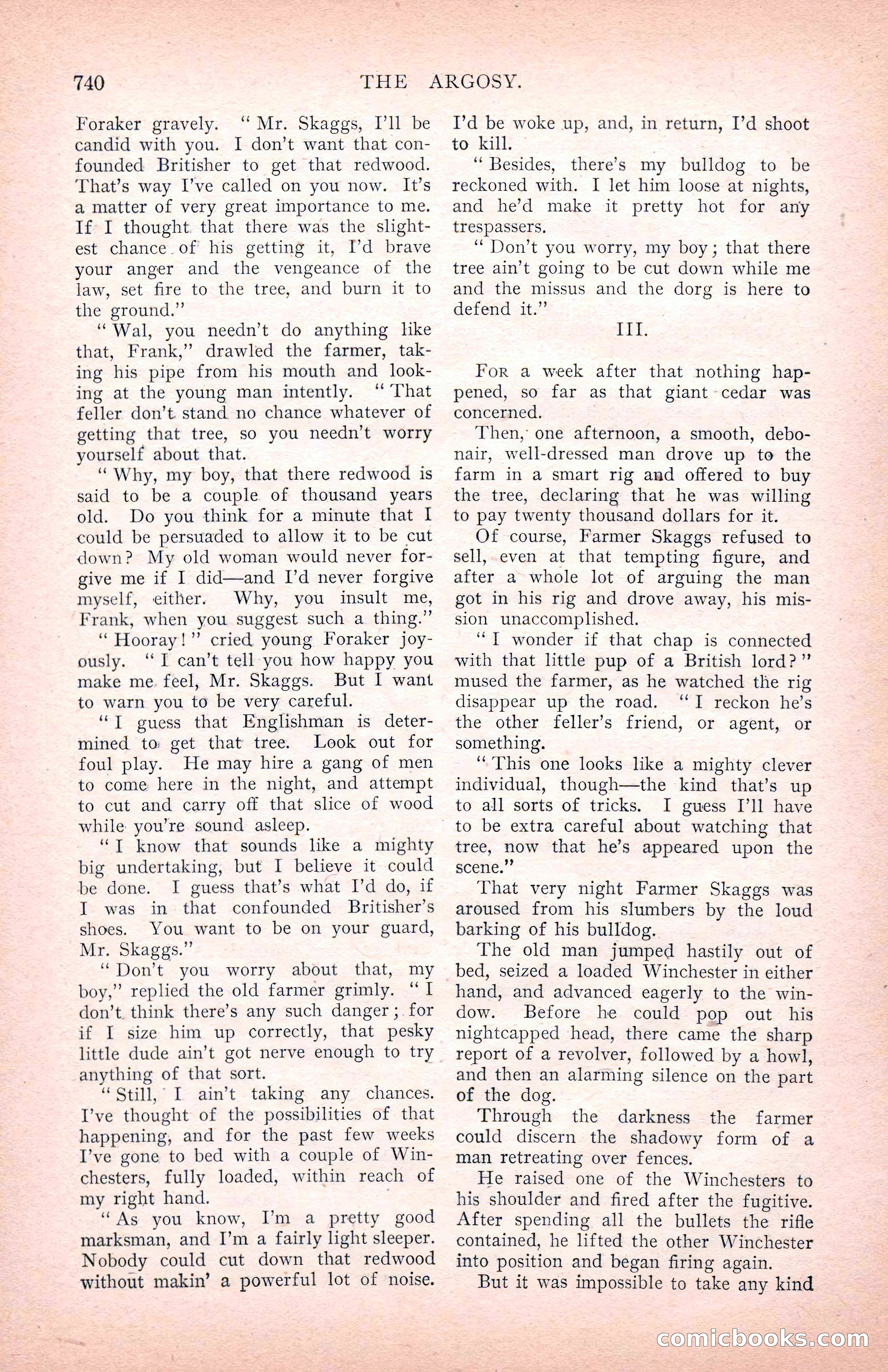 The Argosy for March 1909 — page 178 of 244