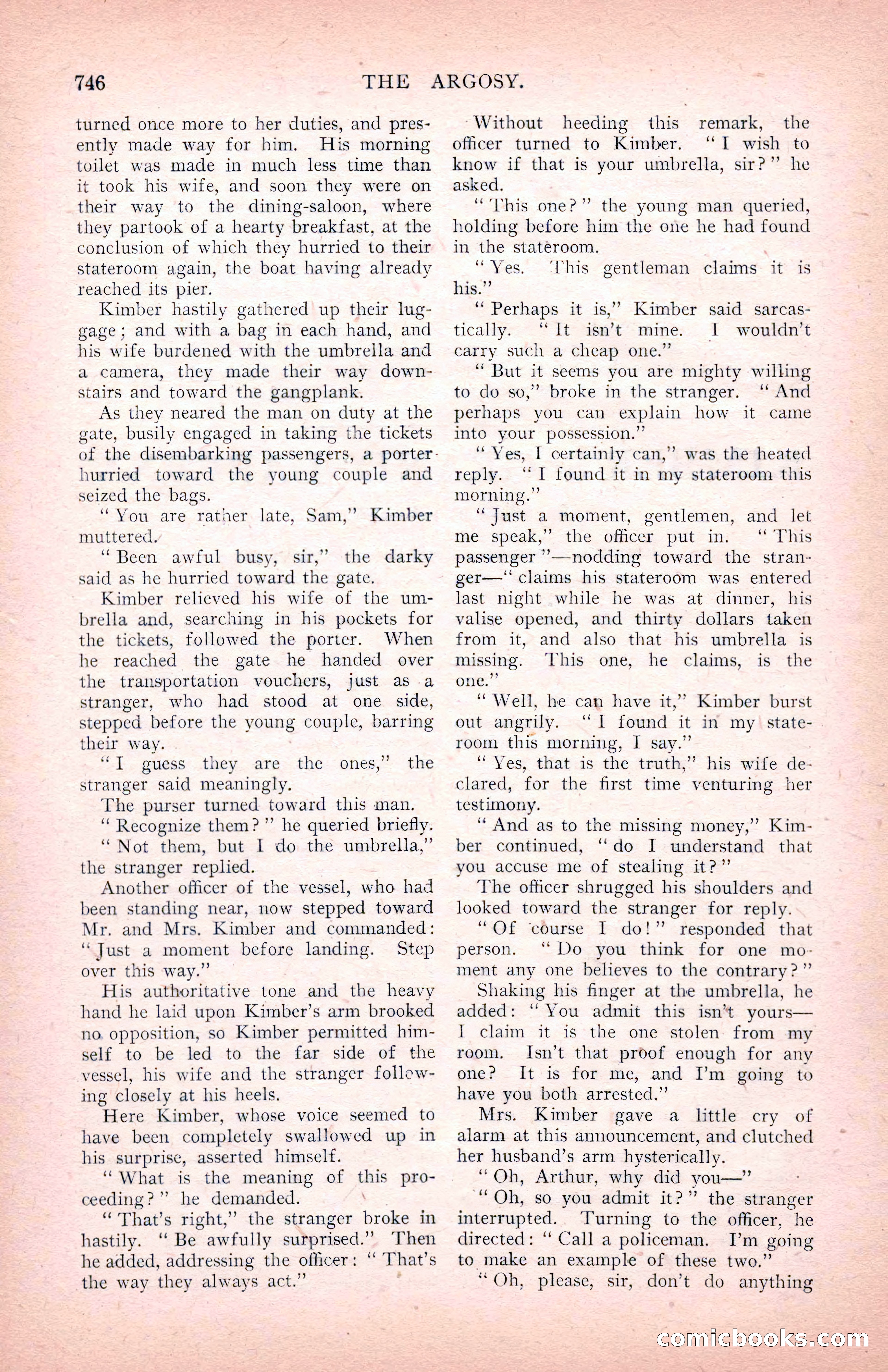 The Argosy for March 1909 — page 184 of 244