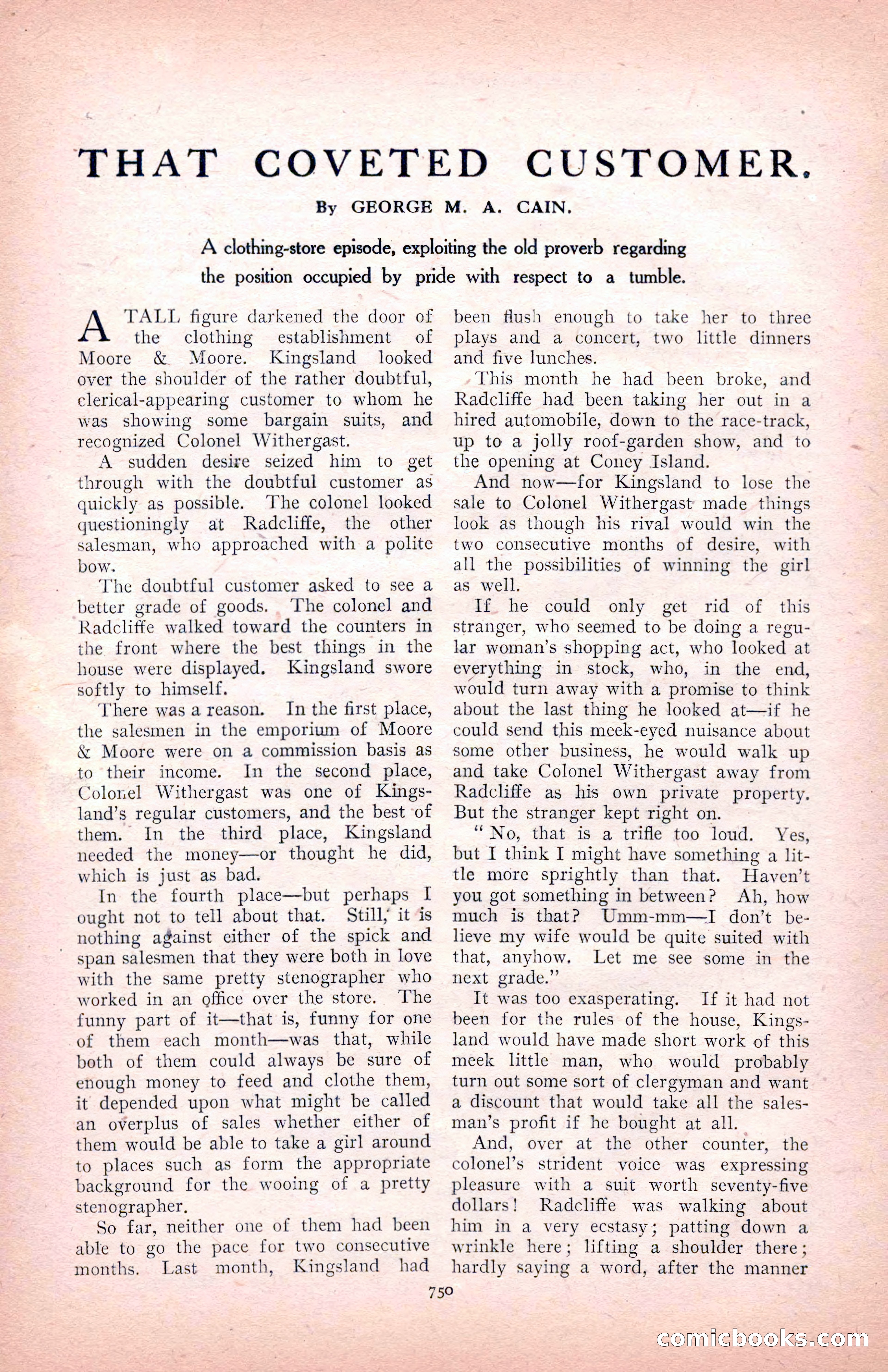 The Argosy for March 1909 — page 188 of 244
