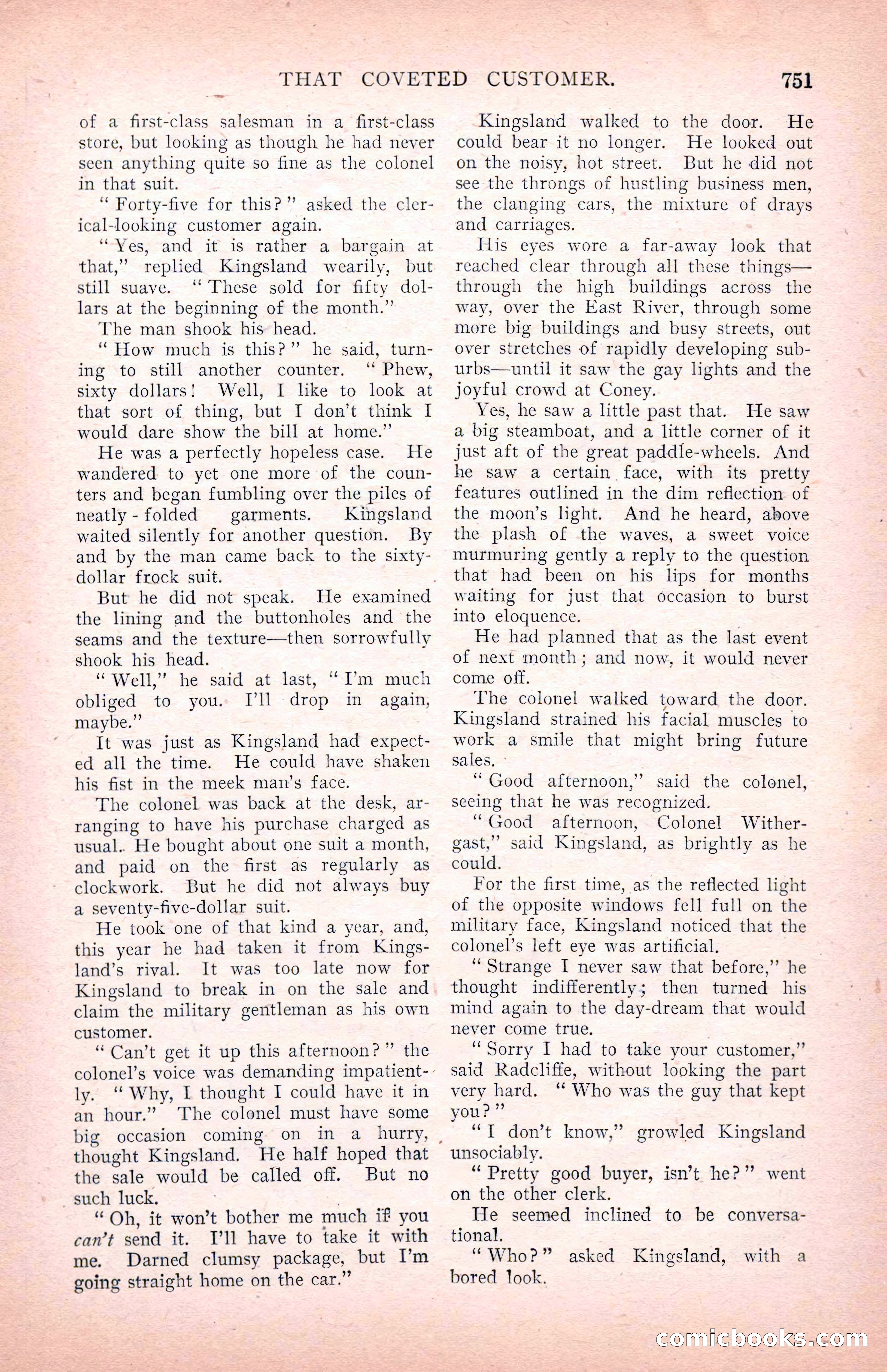 The Argosy for March 1909 — page 189 of 244