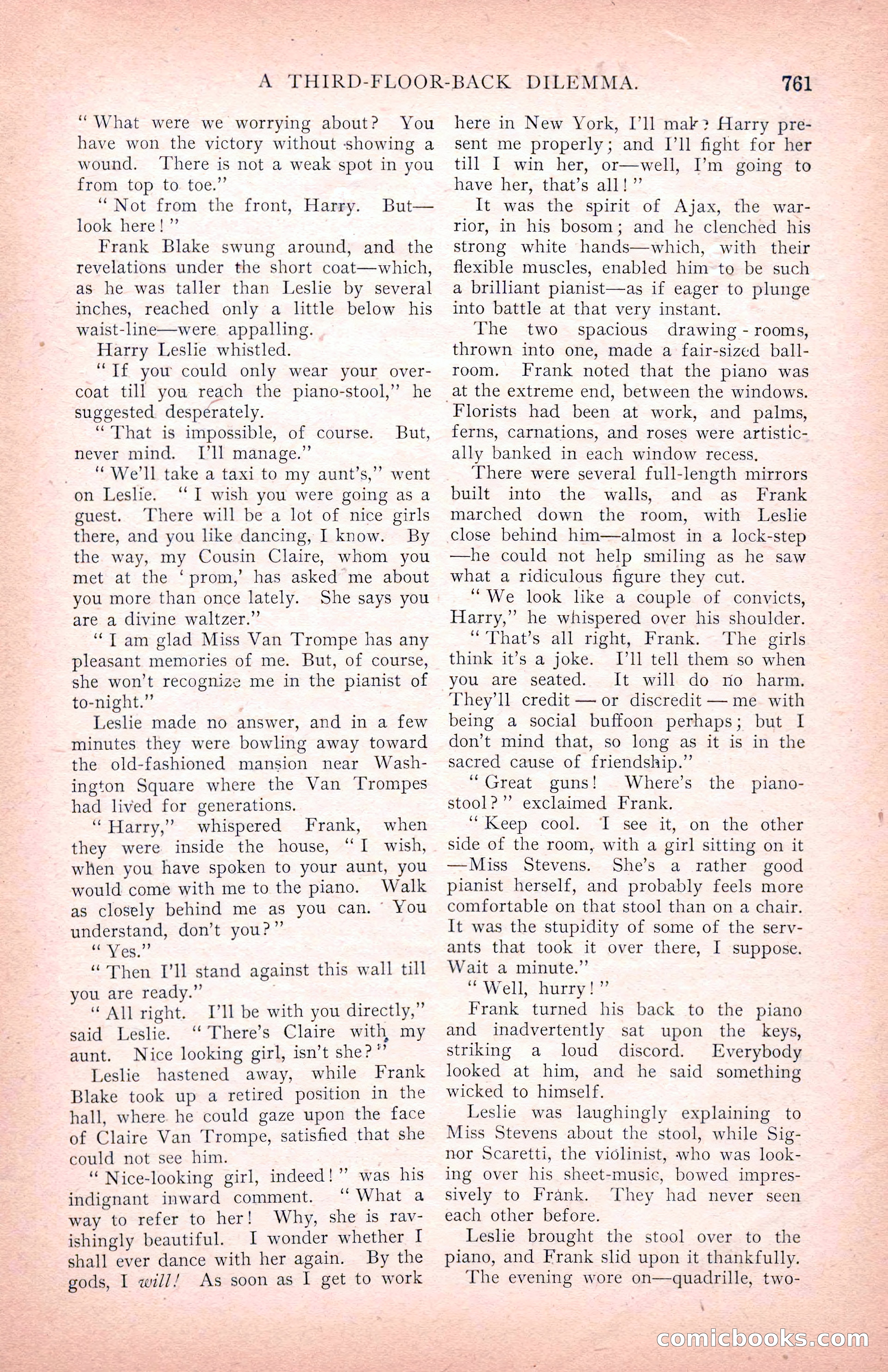The Argosy for March 1909 — page 199 of 244