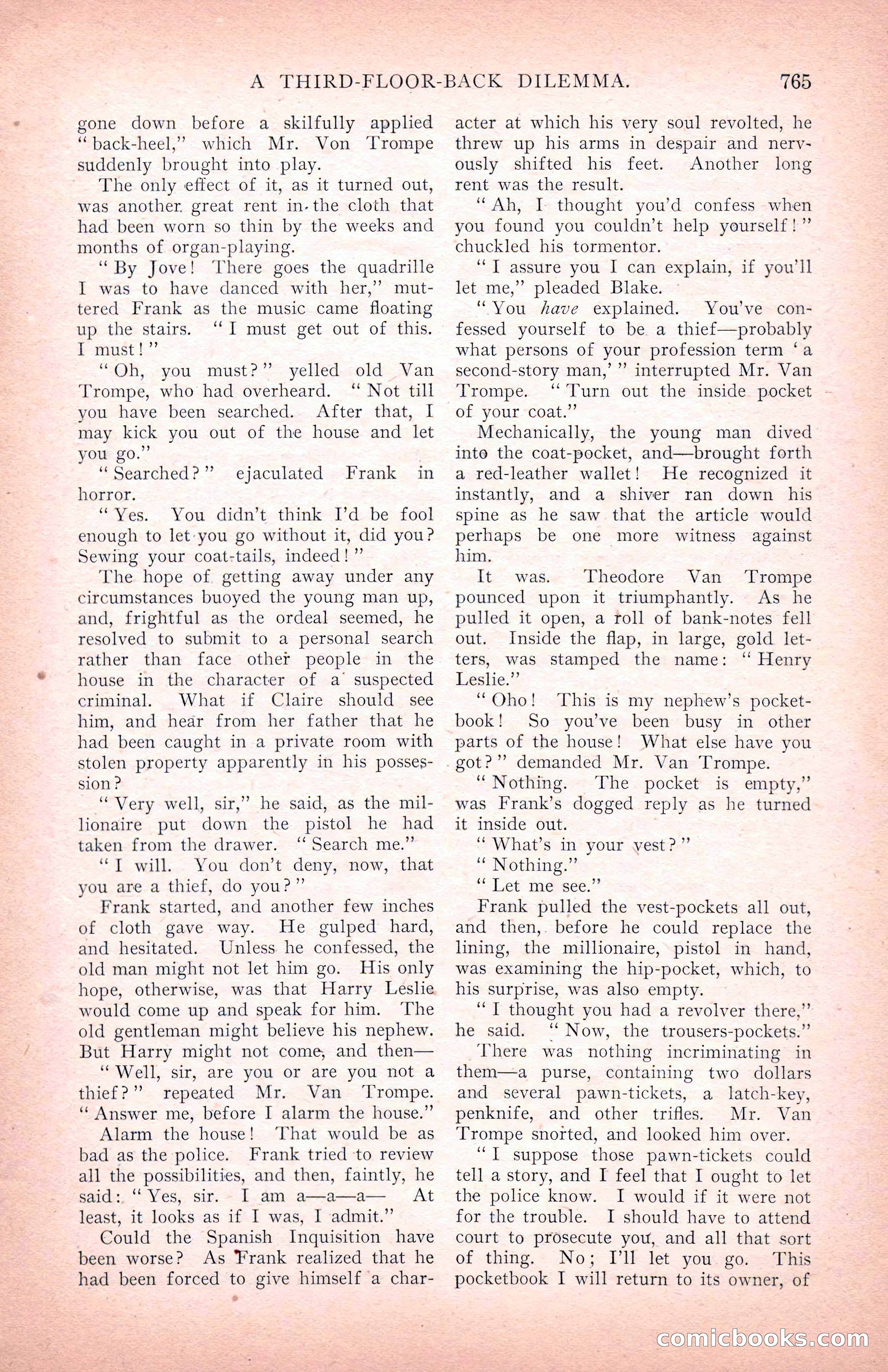 The Argosy for March 1909 — page 203 of 244