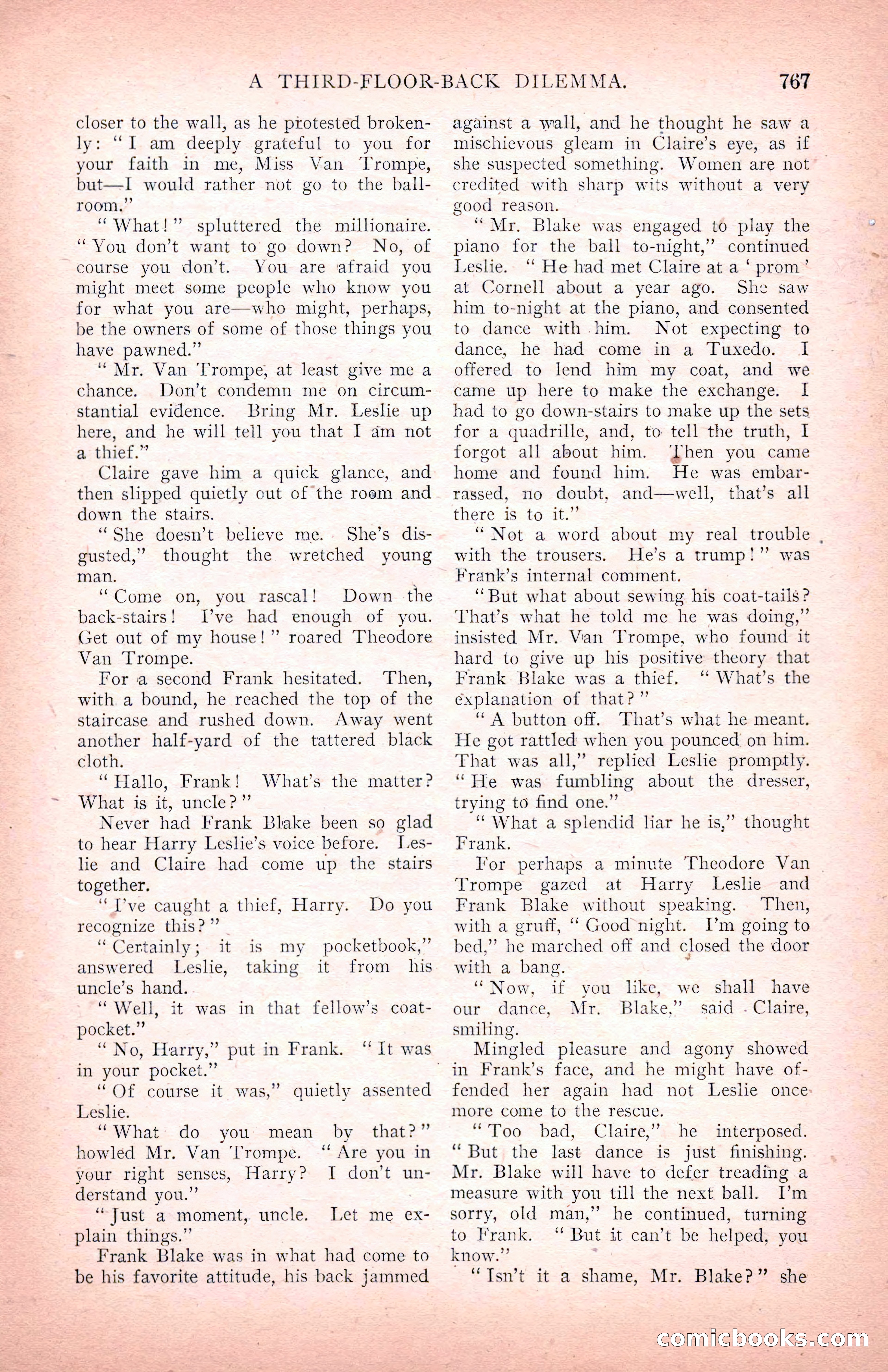 The Argosy for March 1909 — page 205 of 244