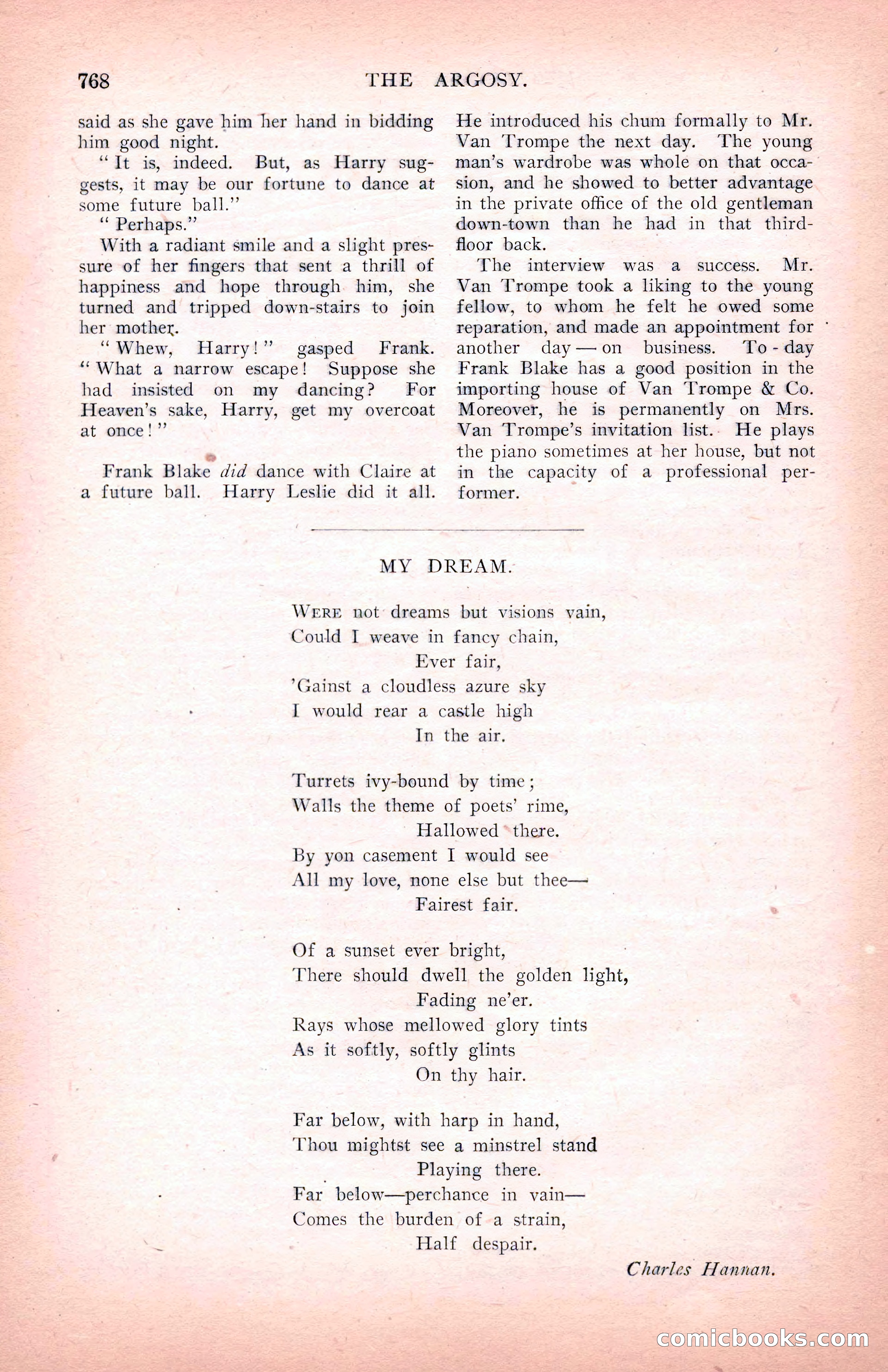 The Argosy for March 1909 — page 206 of 244