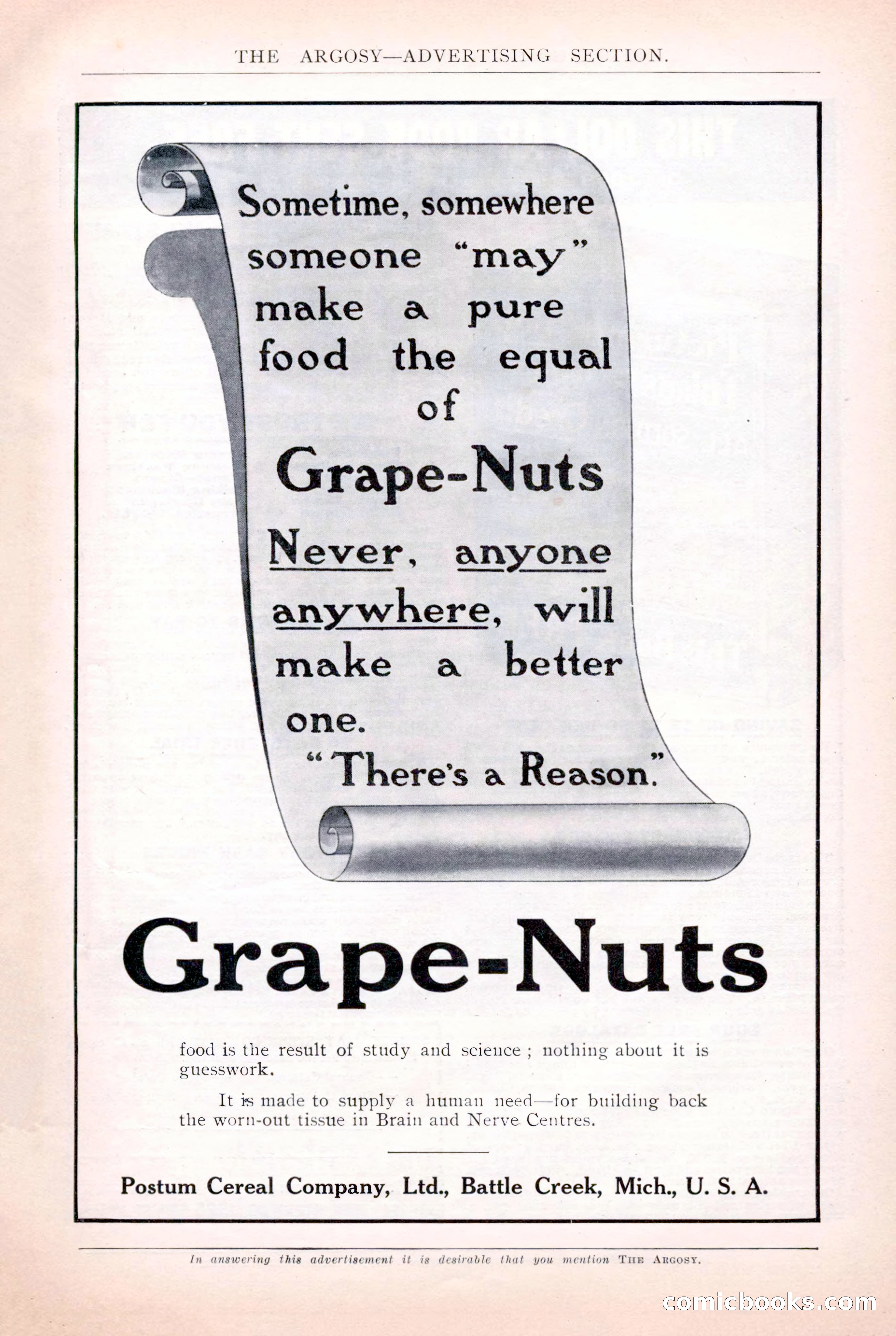 The Argosy for March 1909 — page 209 of 244