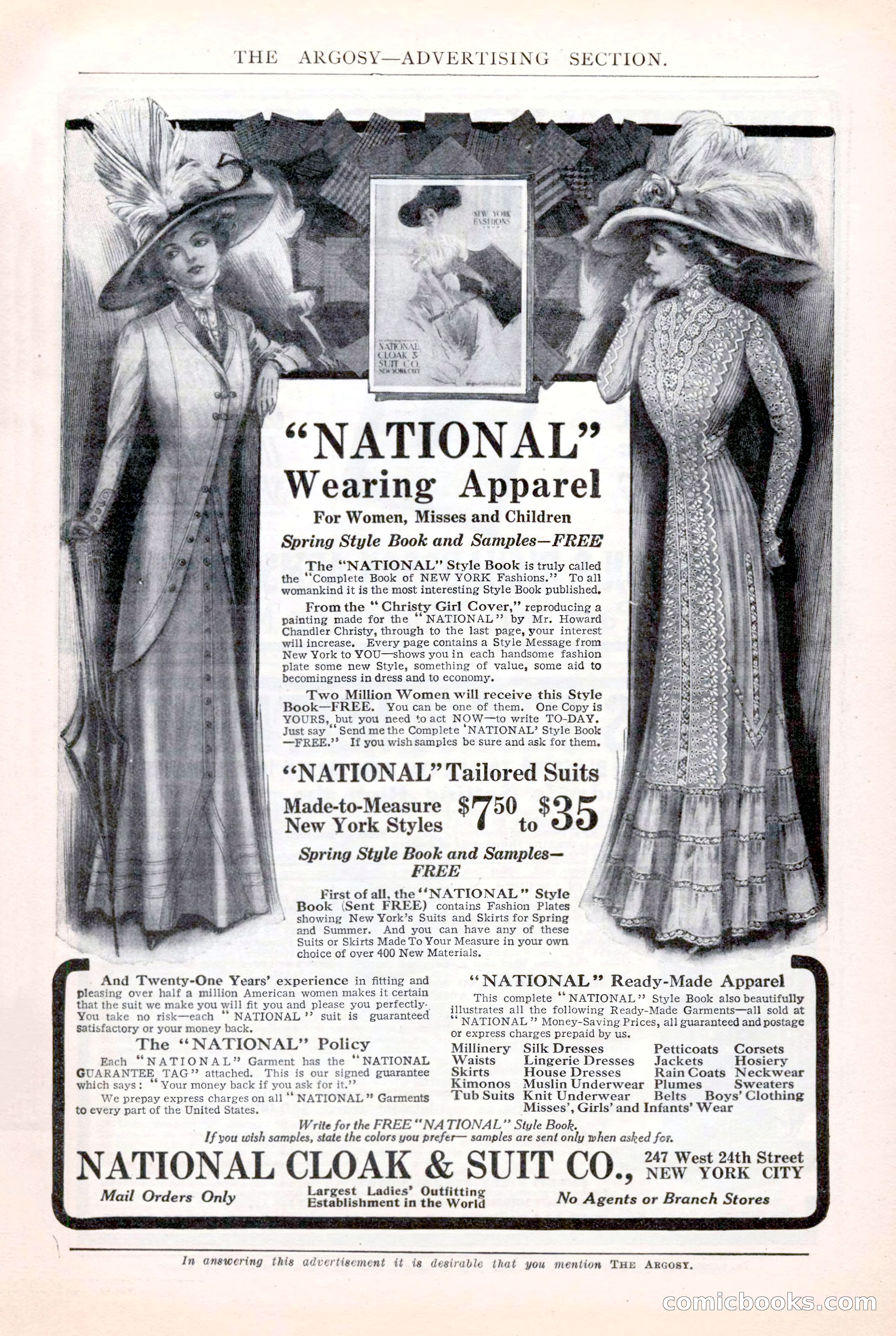 The Argosy for March 1909 — page 213 of 244