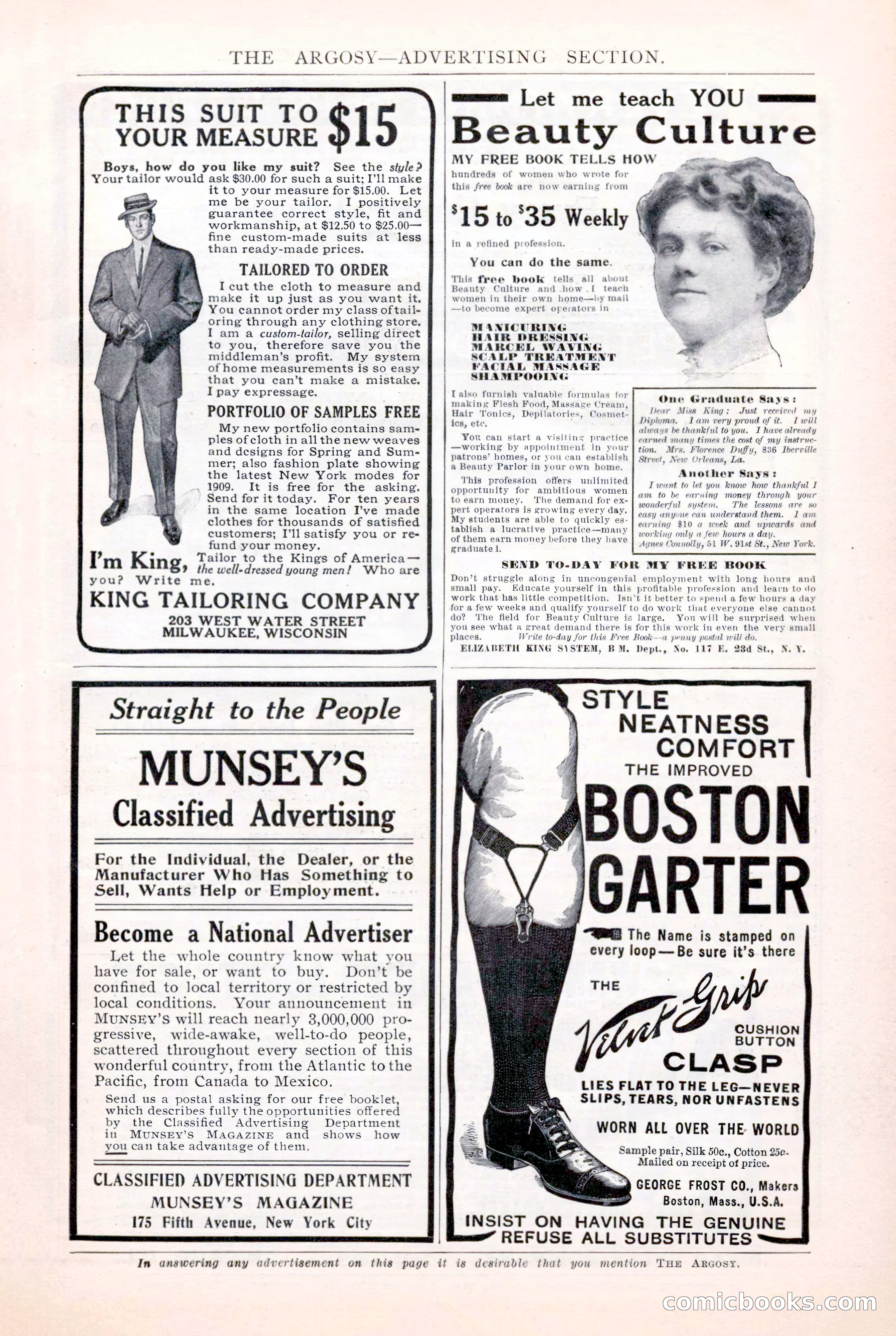 The Argosy for March 1909 — page 219 of 244
