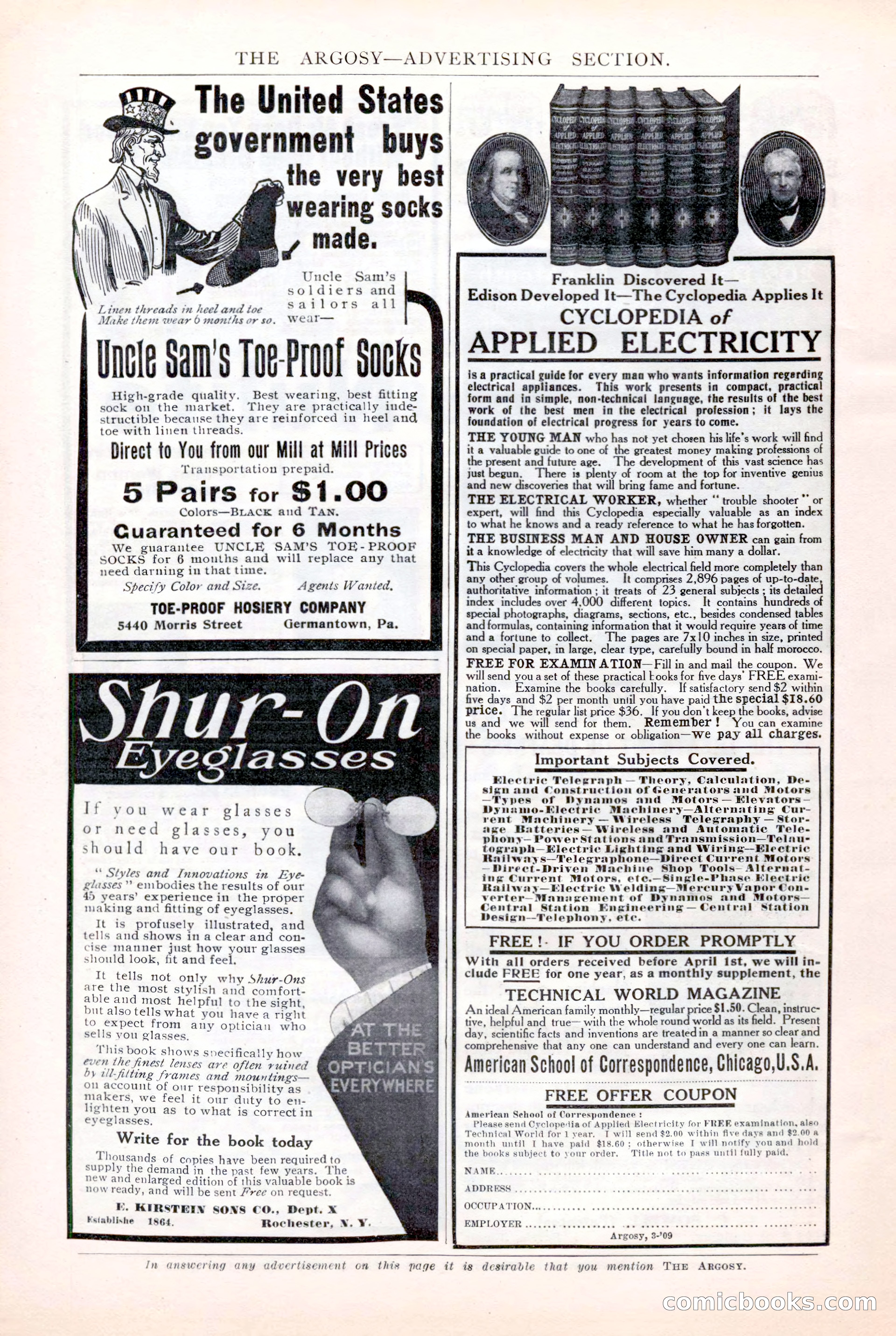 The Argosy for March 1909 — page 222 of 244