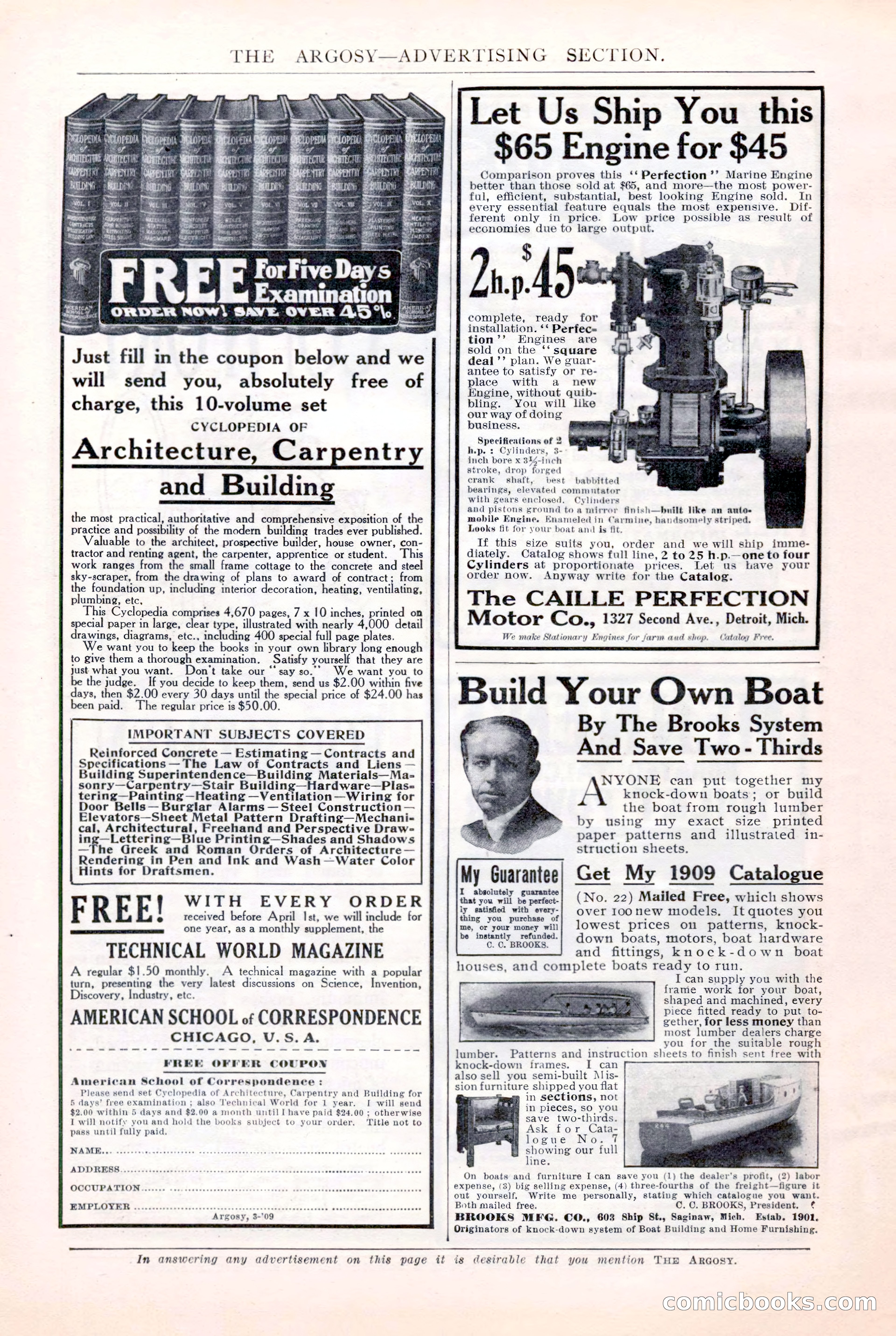 The Argosy for March 1909 — page 224 of 244