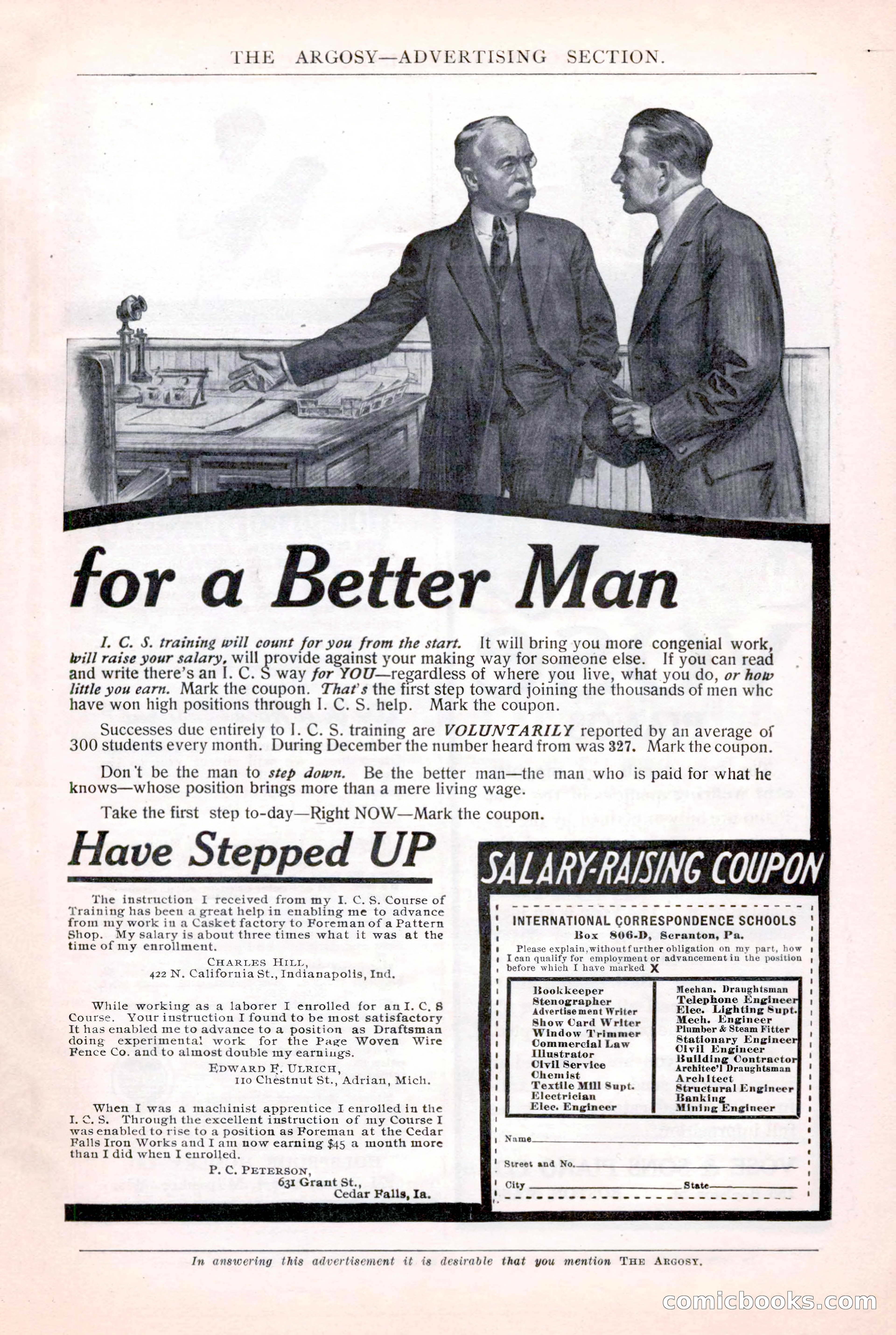The Argosy for March 1909 — page 229 of 244