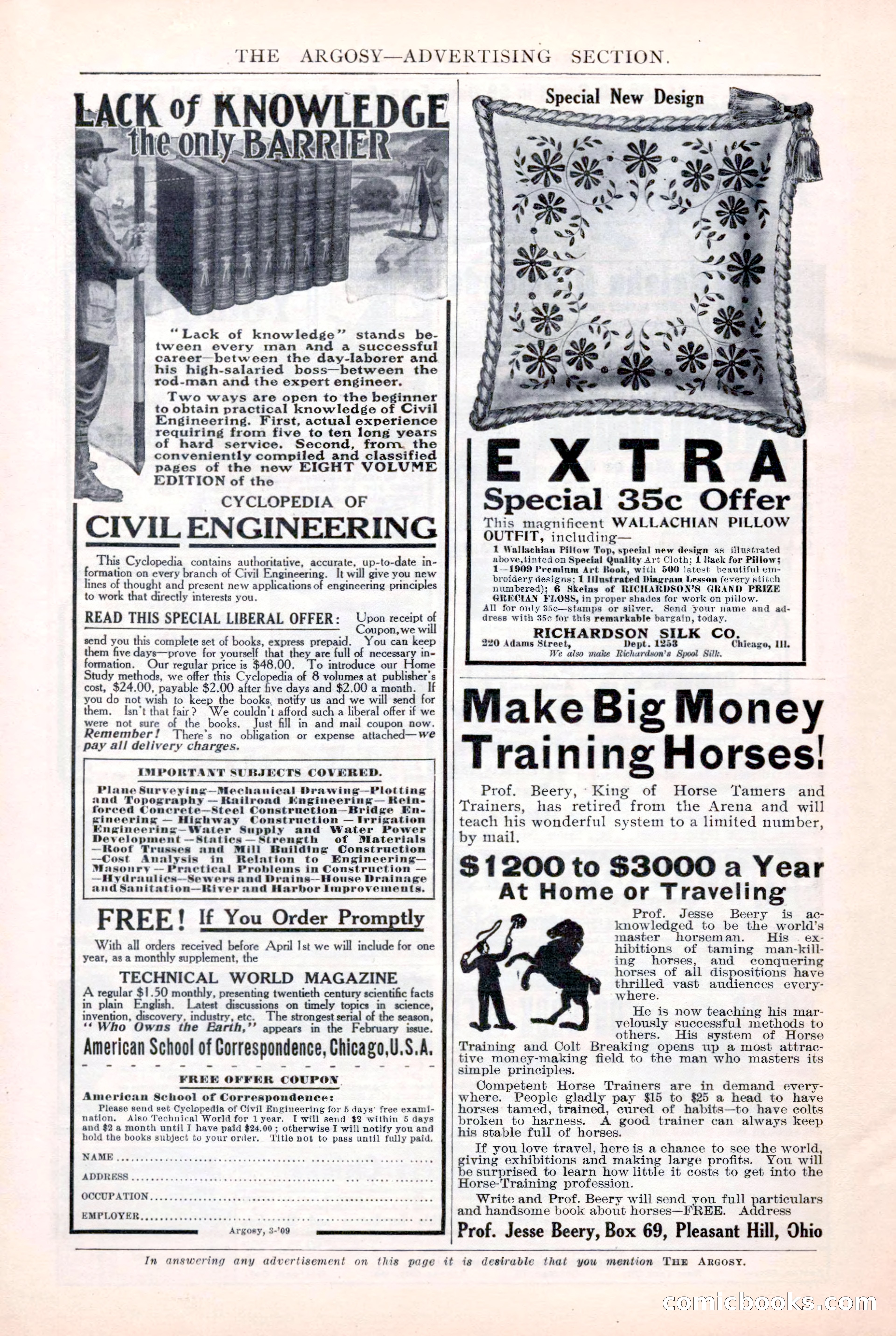 The Argosy for March 1909 — page 236 of 244