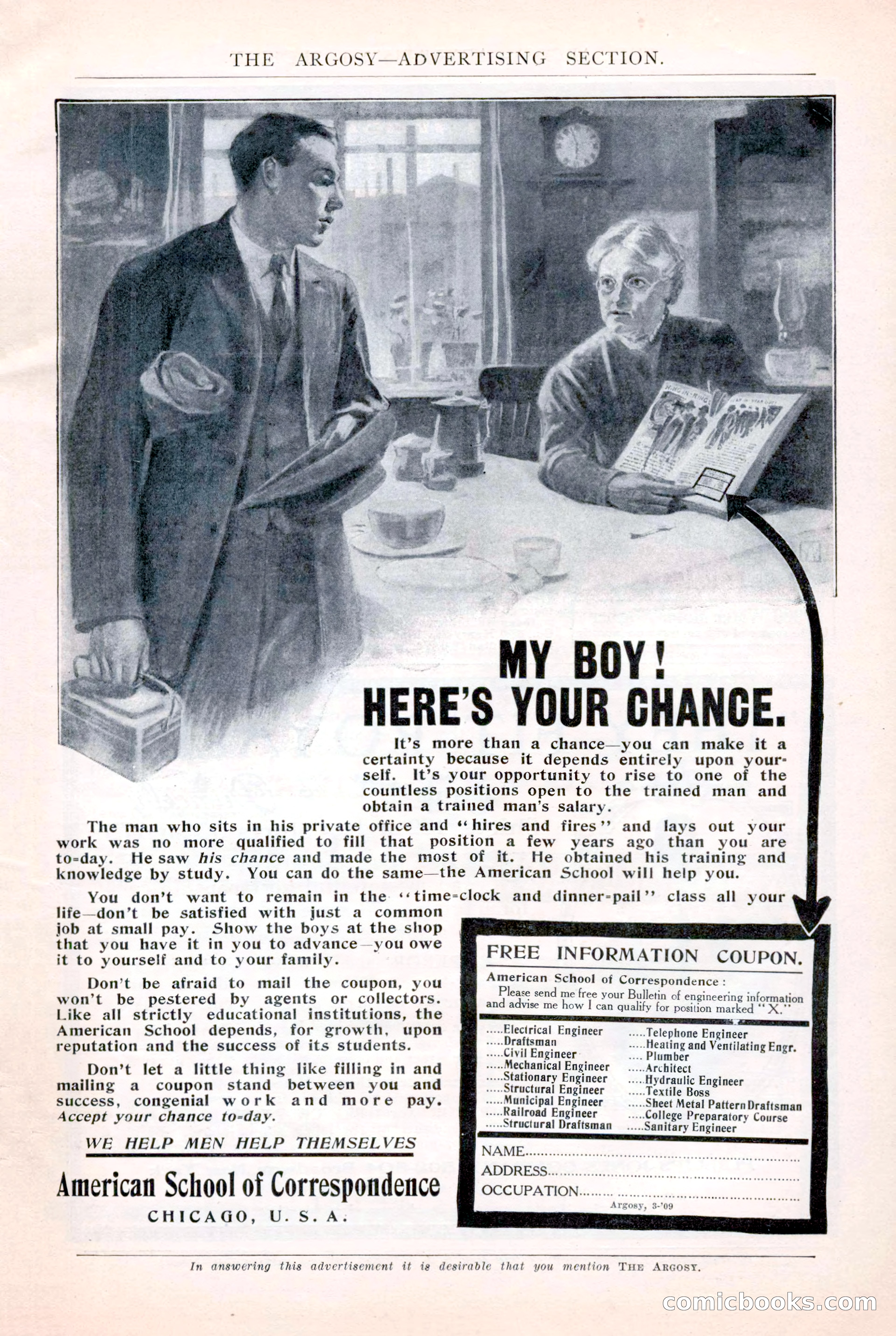 The Argosy for March 1909 — page 239 of 244