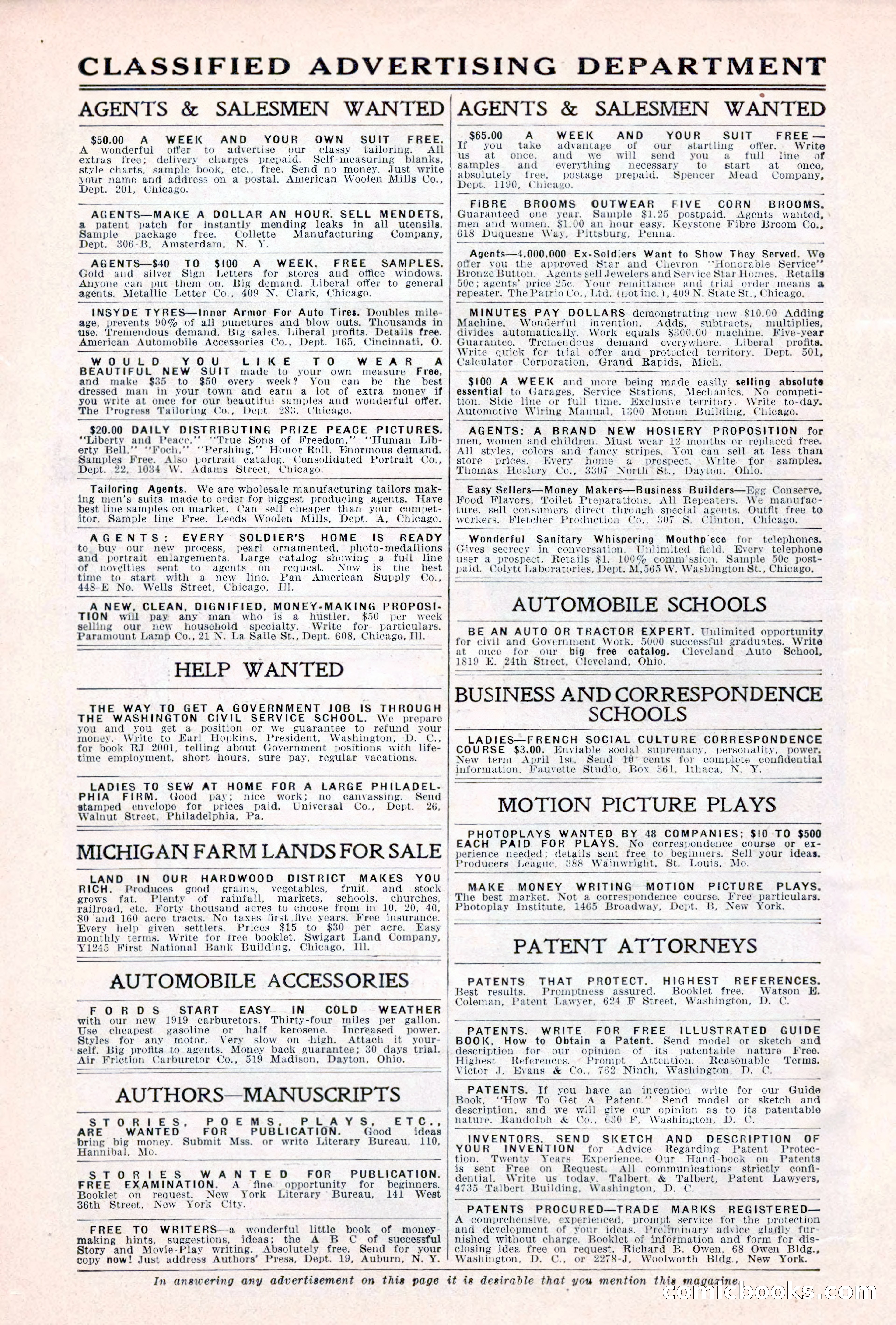 Argosy and Railroad Man's Magazine, March 15, 1919 — page 6 of 196